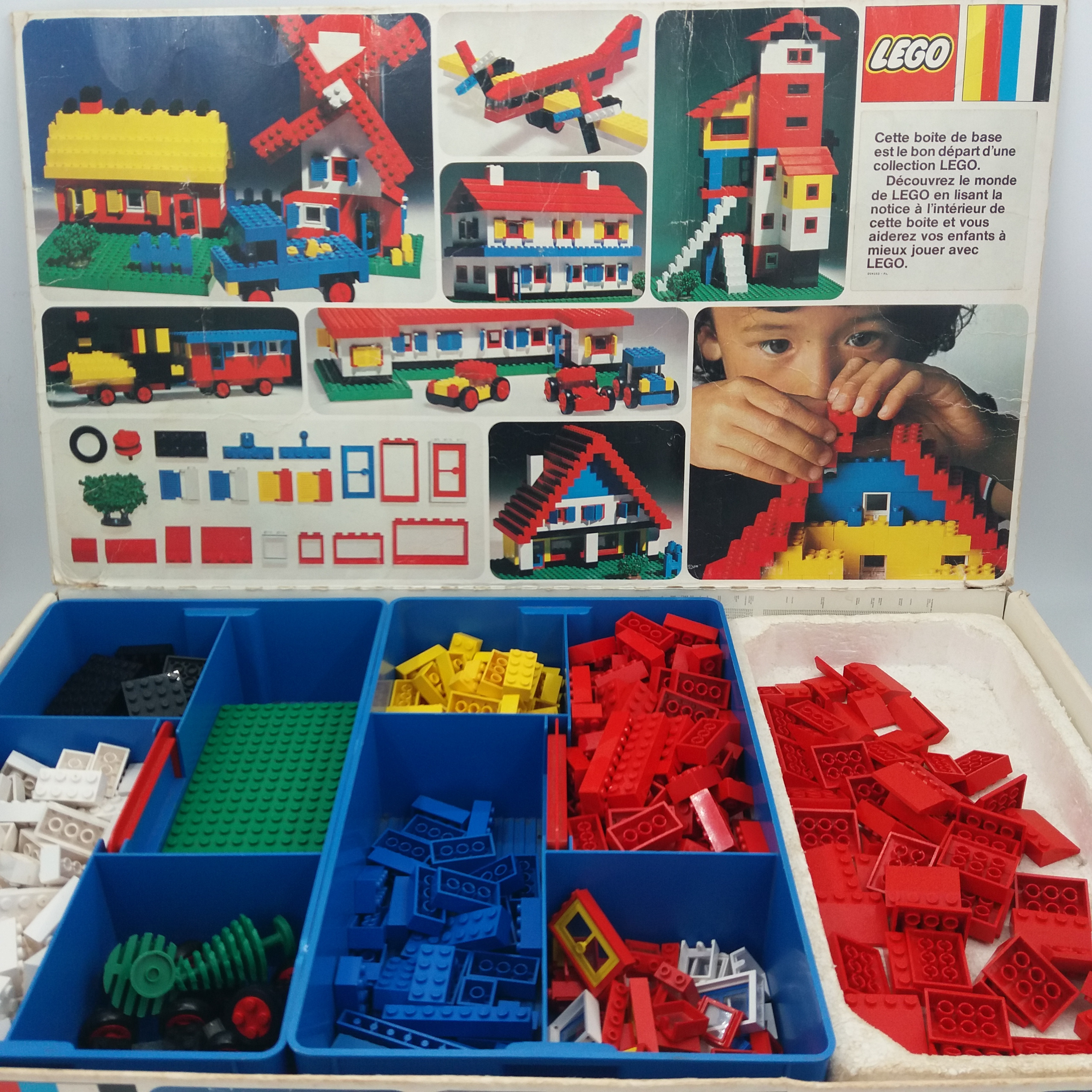 Boite de LEGO vintage; n°8 de 1973 (776 pièces) Bon état - Vue 5 - 