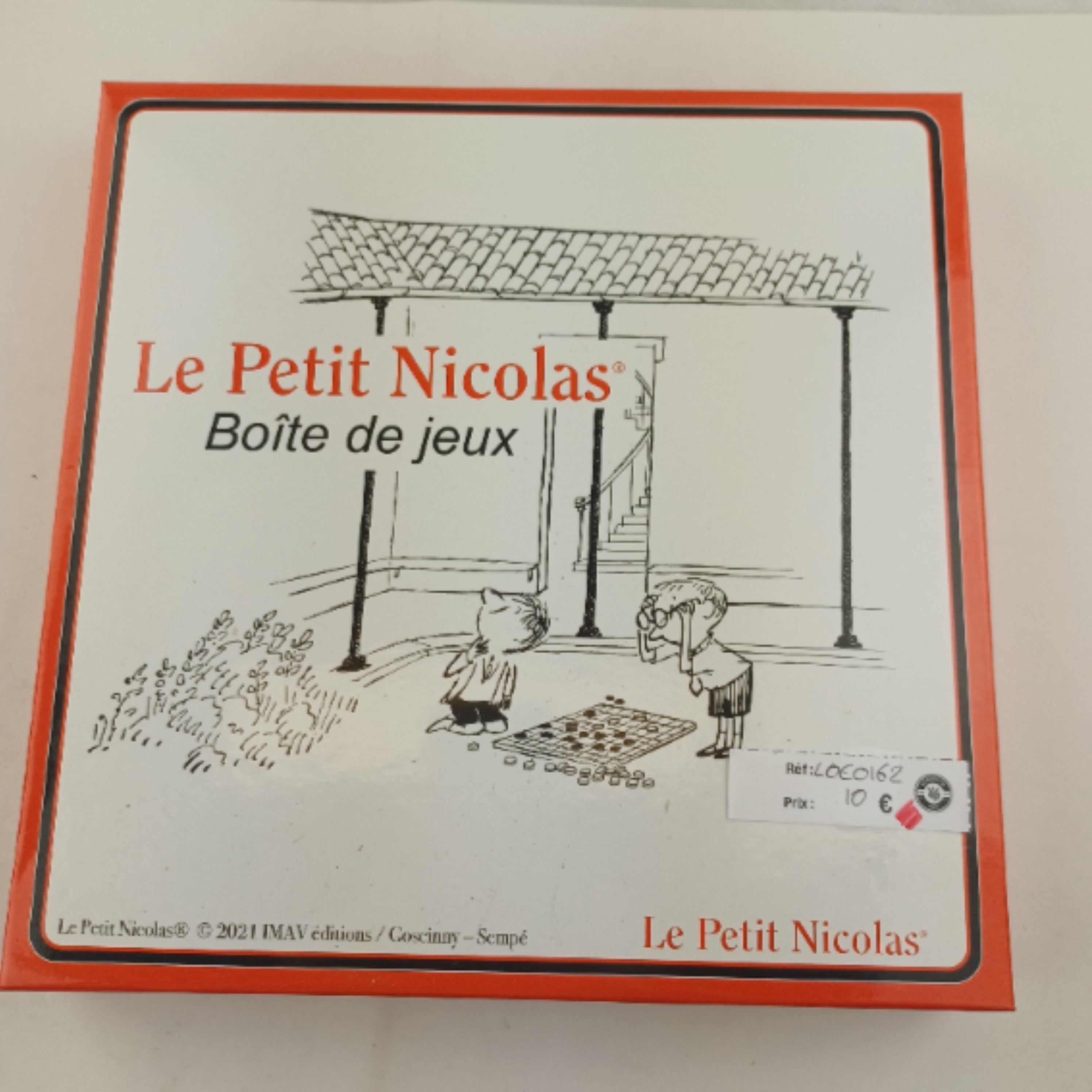 Le Petit Nicolas Boîte de jeu avec Gaemon, jeu de l'oie, jeu de dames et petits chevaux Très bon état - Vue 2 - 
