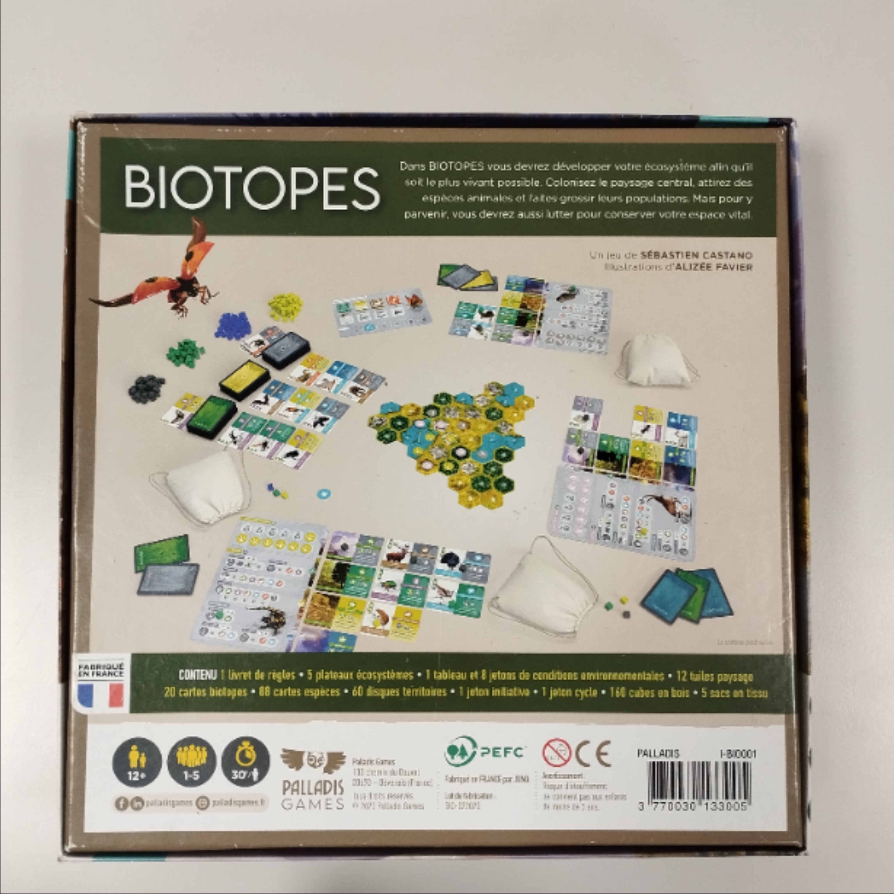 Voir photo 2 de BIOTOPES / jeu de société de survie en milieu hostile BIOTOPES / jeu de société de survie en milieu hostile Très bon état - Vue 2 -