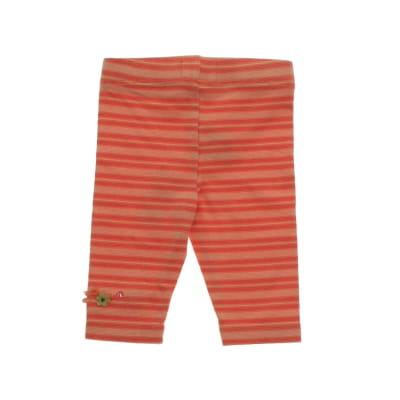 Legging orange à rayures - Fille - La Compagnie Des Petits - Taille 3 mois - Photo 1