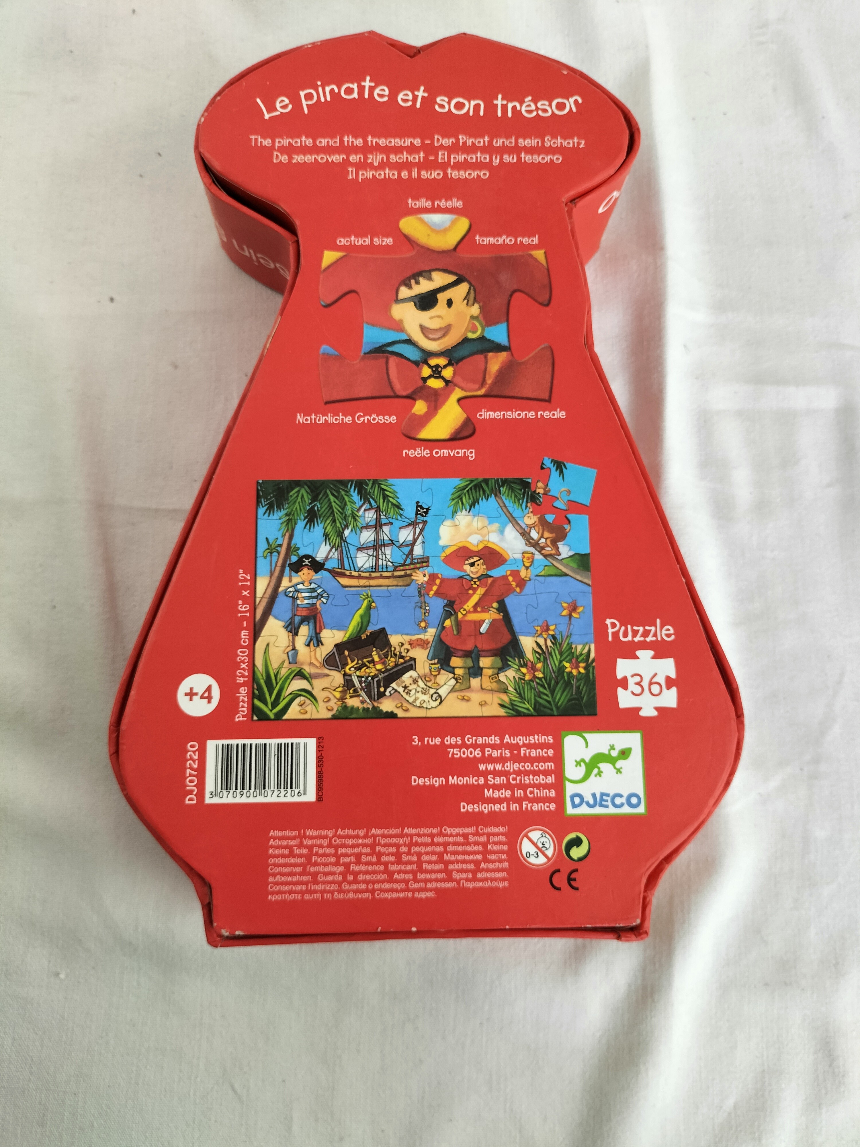 Voir photo 6 de Lot de 5 puzzles silhouettes Djeco pour enfants – Univers contes et poésie vintage Lot de 5 puzzles silhouettes Djeco pour enfants – Univers contes et poésie vintage Bon état - Vue 6 -