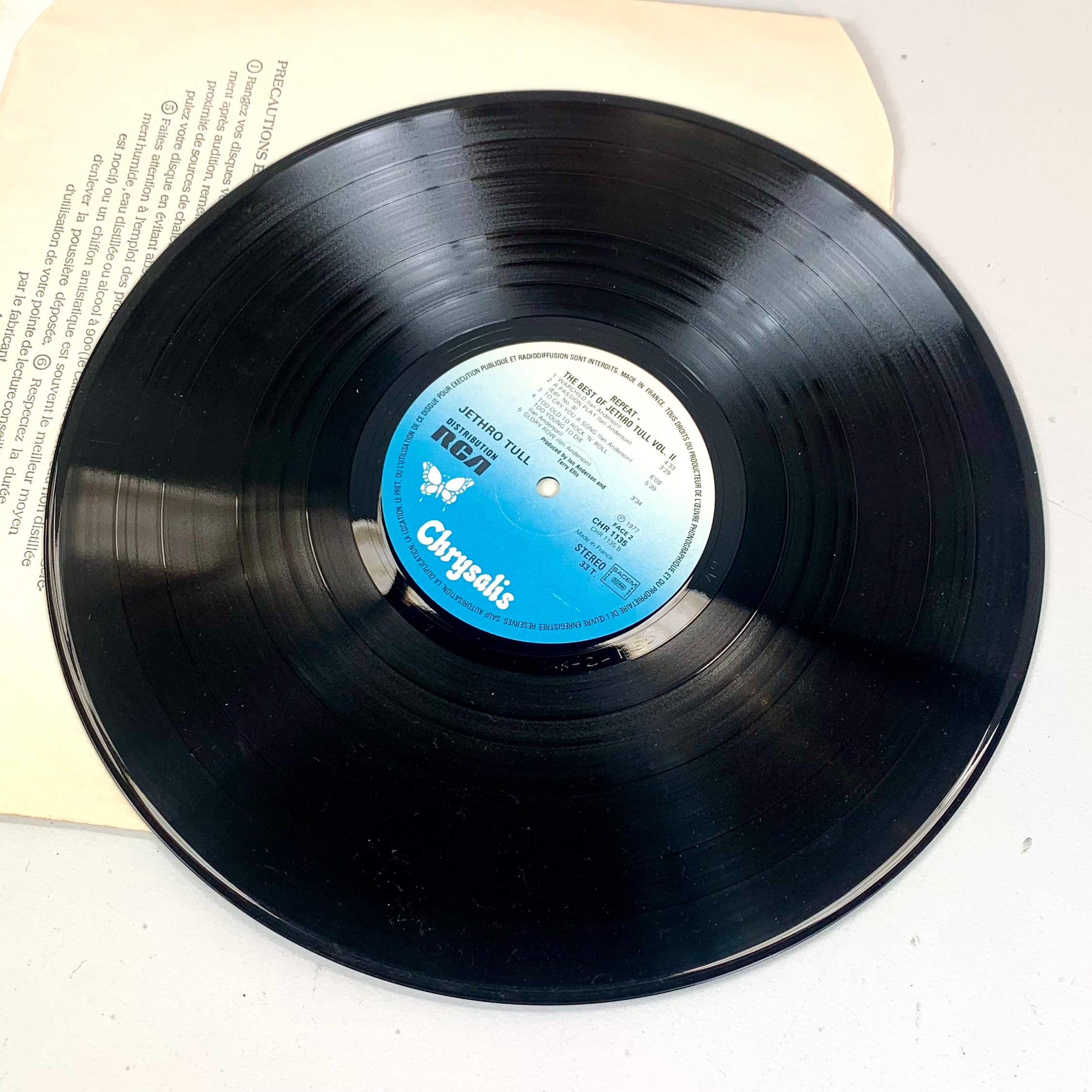 Voir photo 2 de Vinyle Repeat The Best of Jethro Tull Volume II Vinyle Repeat The Best of Jethro Tull Volume II Bon état - Vue 2 -