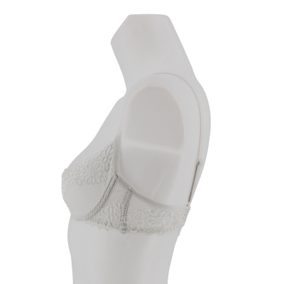 Soutien gorge blanc imprimé dentelle avec armatures - femme - Obsessive - taille - S/M - Photo 1
