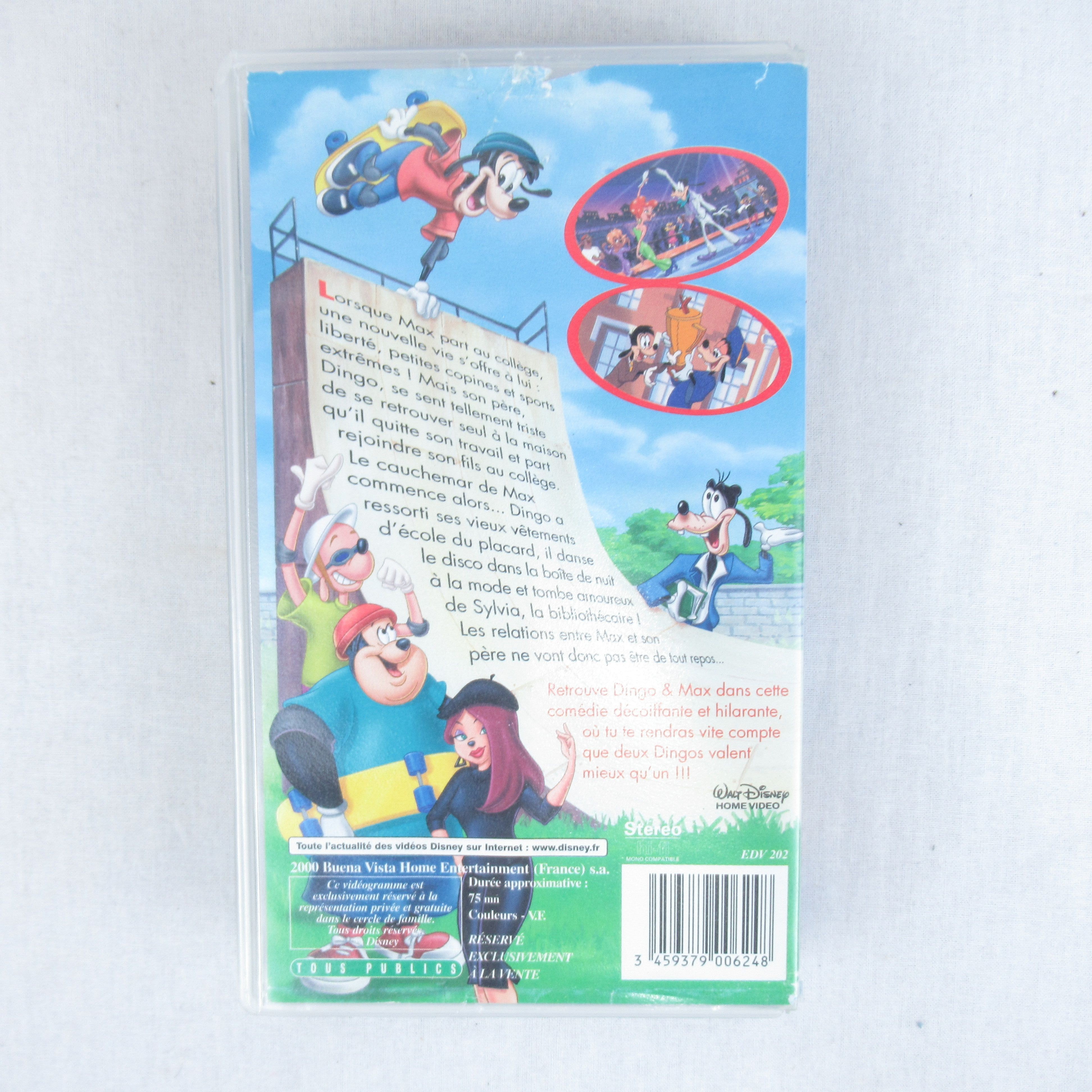 4 VHS Disney "Dingo" Très bon état - Vue 9 - 