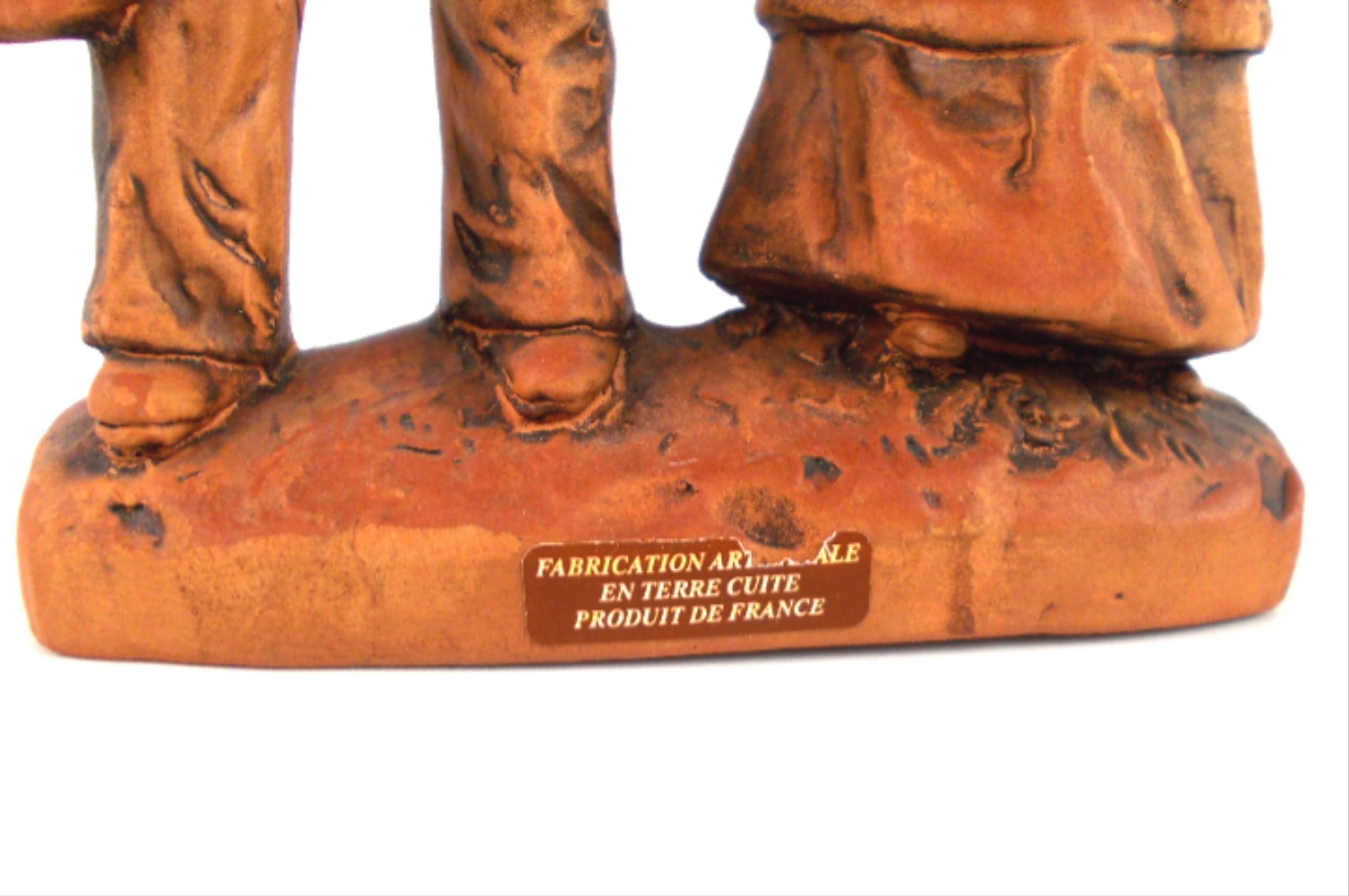 Statuette couple santon Francis Lascour - Photo 1