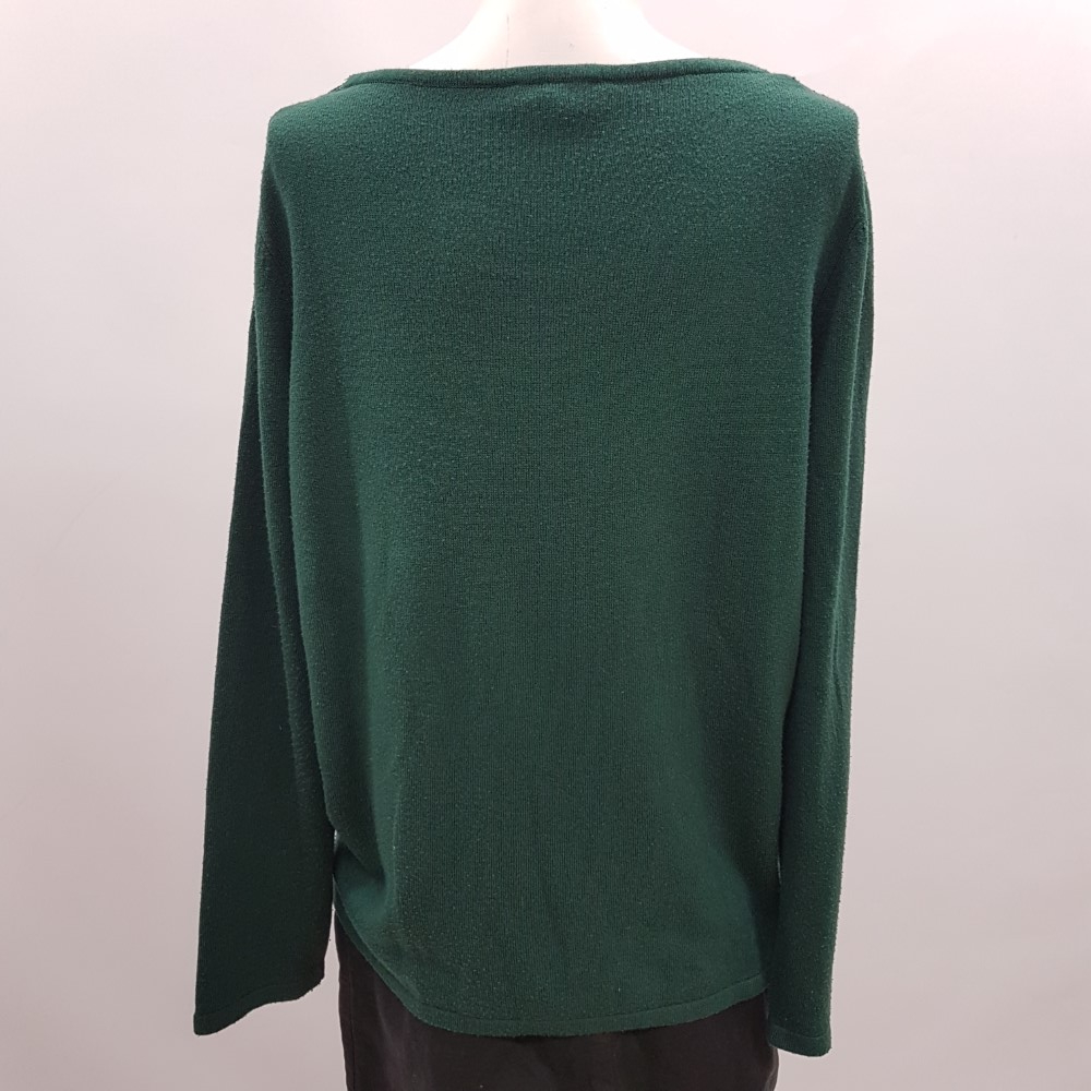 Pull fin vert sapin - GRAIN DE MALICE - Taille XL - Photo 2