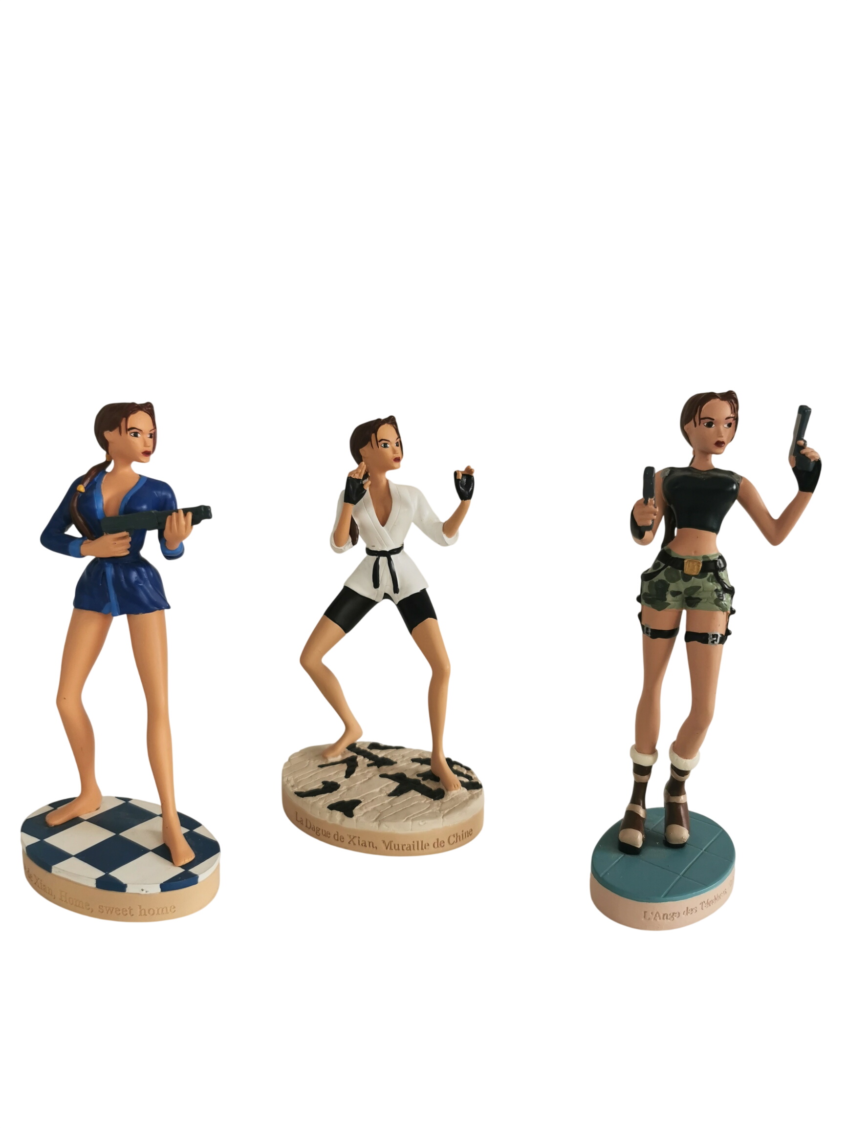 Lot de 3 Figurines Tomb Raider : Lara Croft # Bon état -  reconditionné disponible sur Label Emmaüs