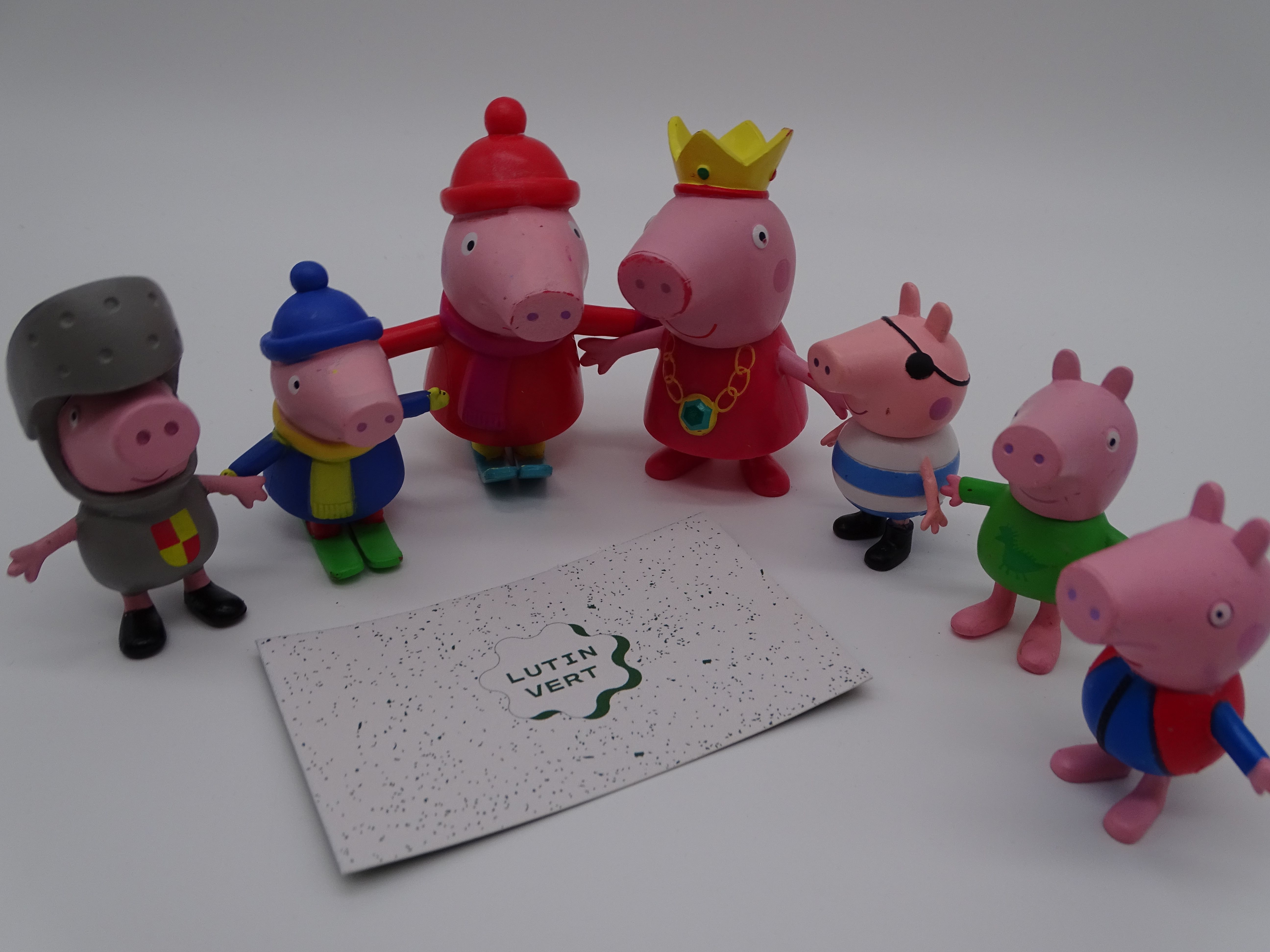 Lot 7 figurines « Peppa Pig » d'occasion HASBRO - Dès 3 ans | Ref 13147 Bon état - Vue 2 - 