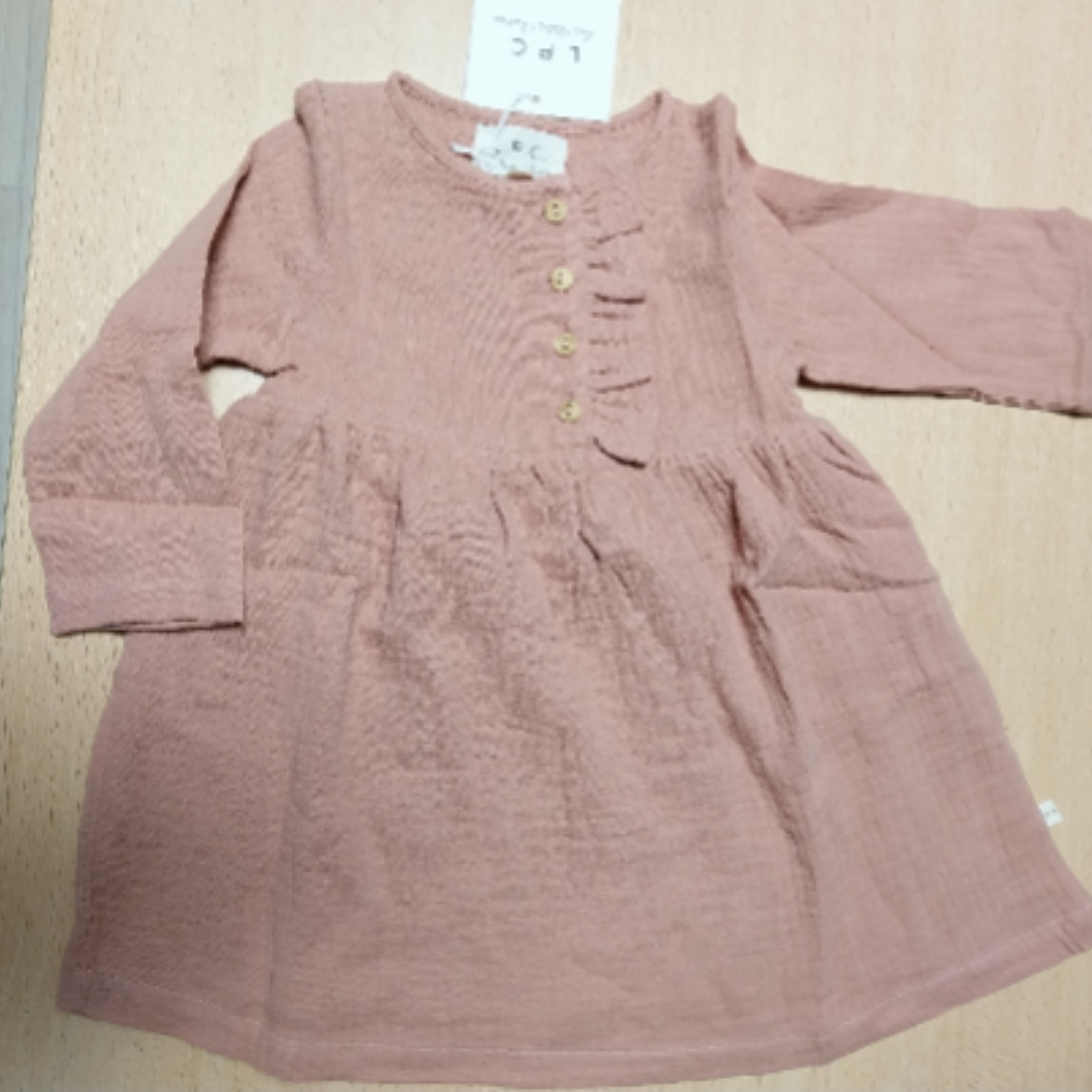 Robe rose bebe 12m - Photo 1