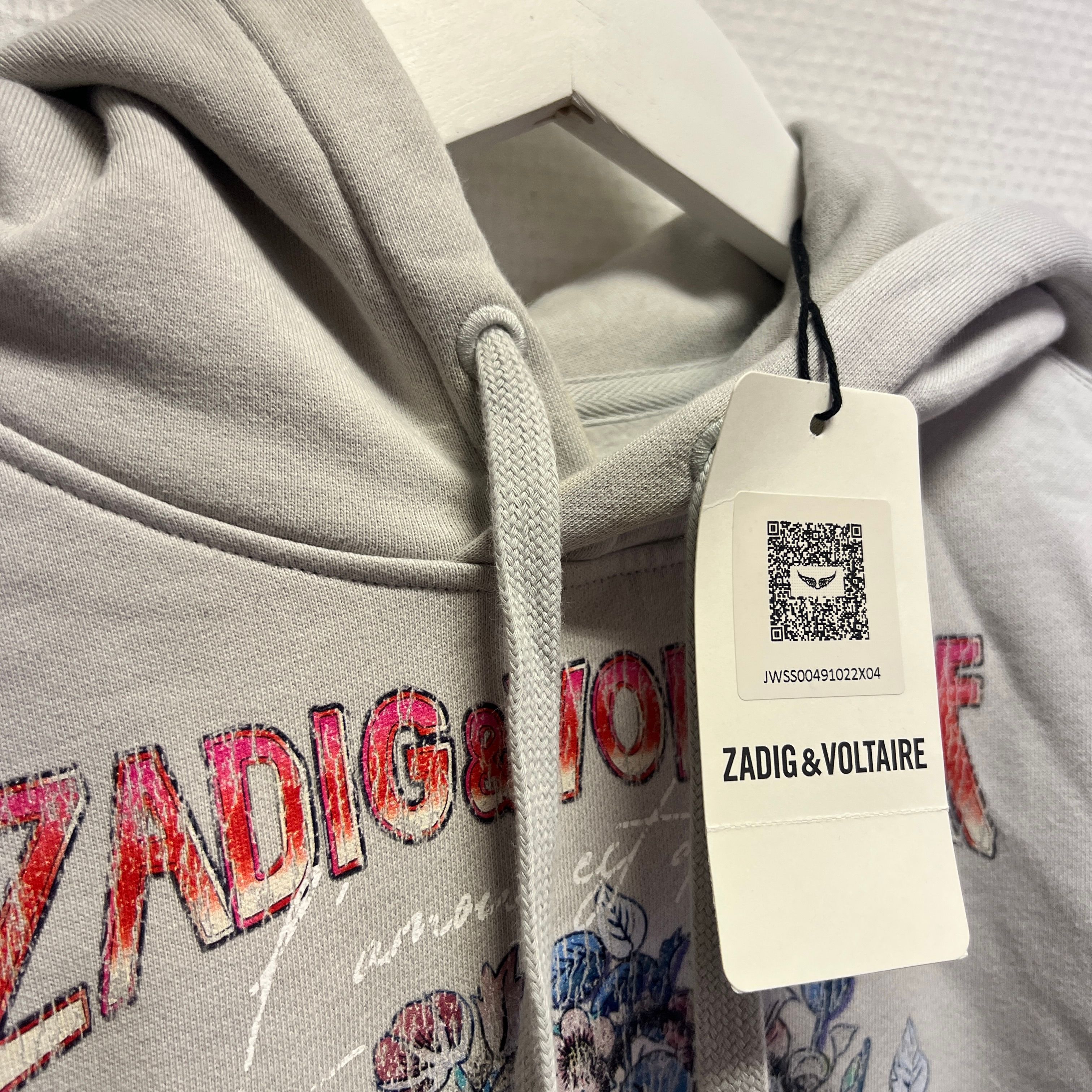 Zadig & Voltaire - Sweat - Coton violet pastel - Femme - Taille M Comme neuf - Vue 4 - 
