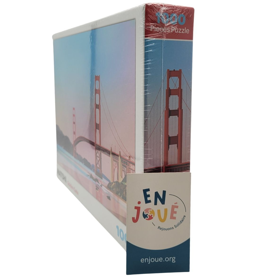 Voir photo 2 de Puzzle 1000 pièces Natshi - Golden Gate - 70 x 50 cm - Dès 14 ans. Puzzle 1000 pièces Natshi - Golden Gate - 70 x 50 cm - Dès 14 ans. Comme neuf - Vue 2 -