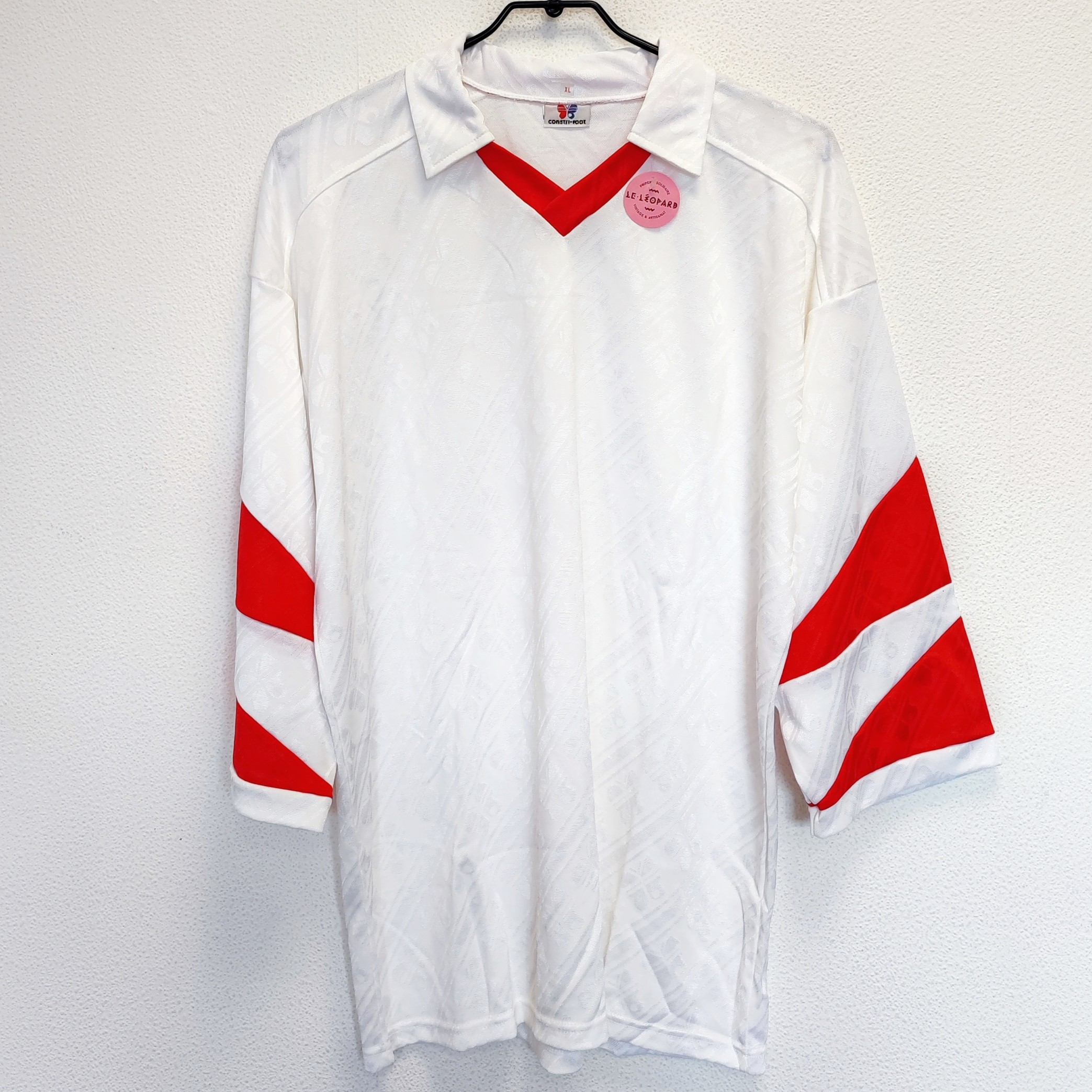 CONSTRI-FOOT - Maillot blanc vintage - XL - Homme - Bon état sur Label Emmaüs
