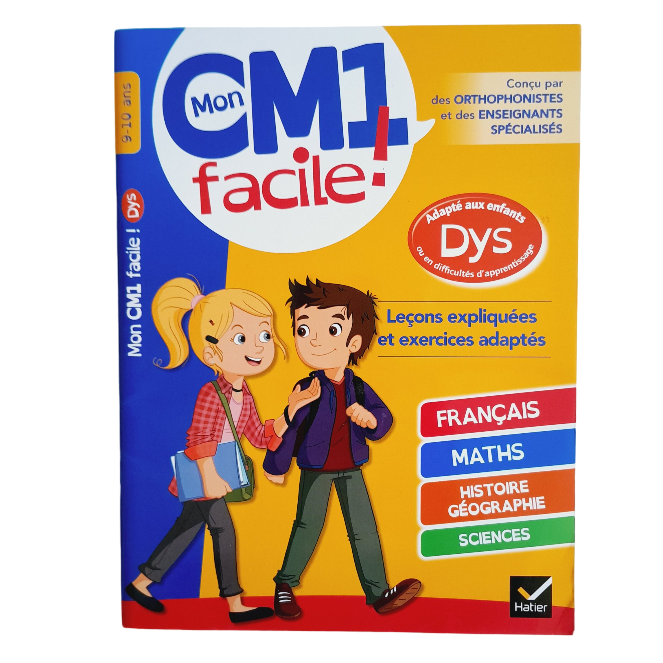 Mon cm1 facile ! adapté aux enfants Dys ou en difficultés d'apprentissage - Photo 0