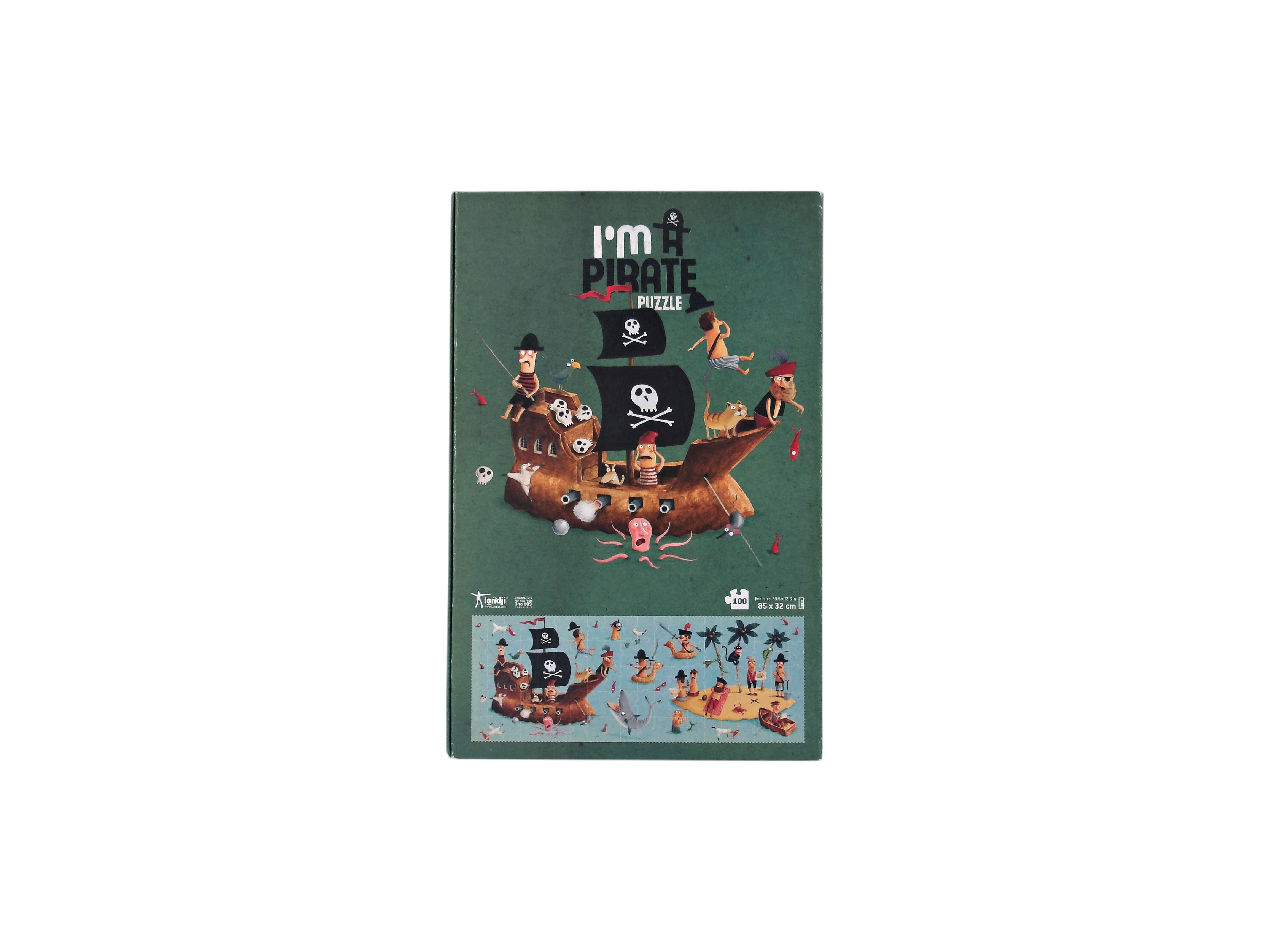 Voir photo 2 de Puzzle - I'm a pirate - 100 pièces Puzzle - I'm a pirate - 100 pièces Très bon état - Vue 2 -