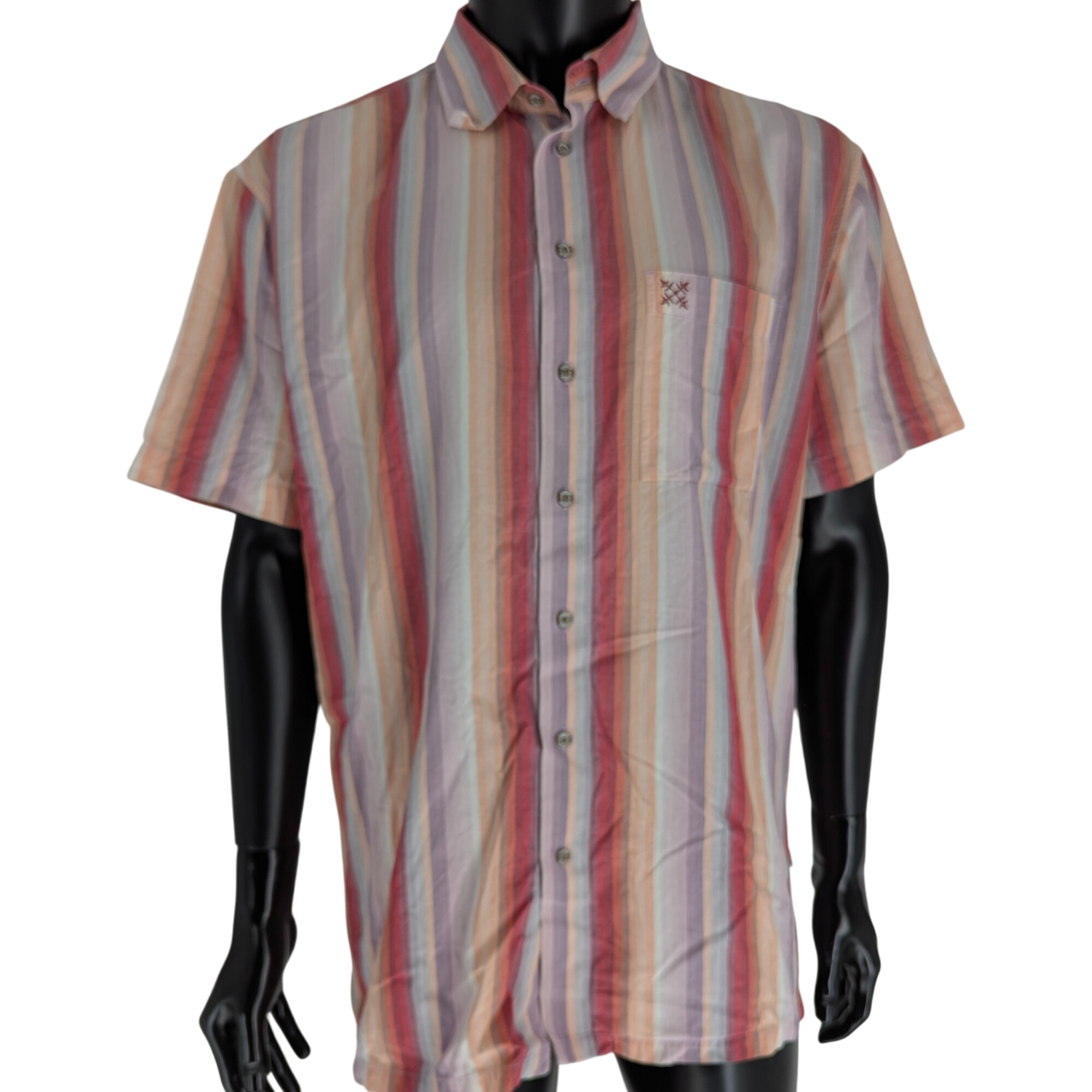 Chemise OXBOW T.XL manches courtes et rayures - Photo 0