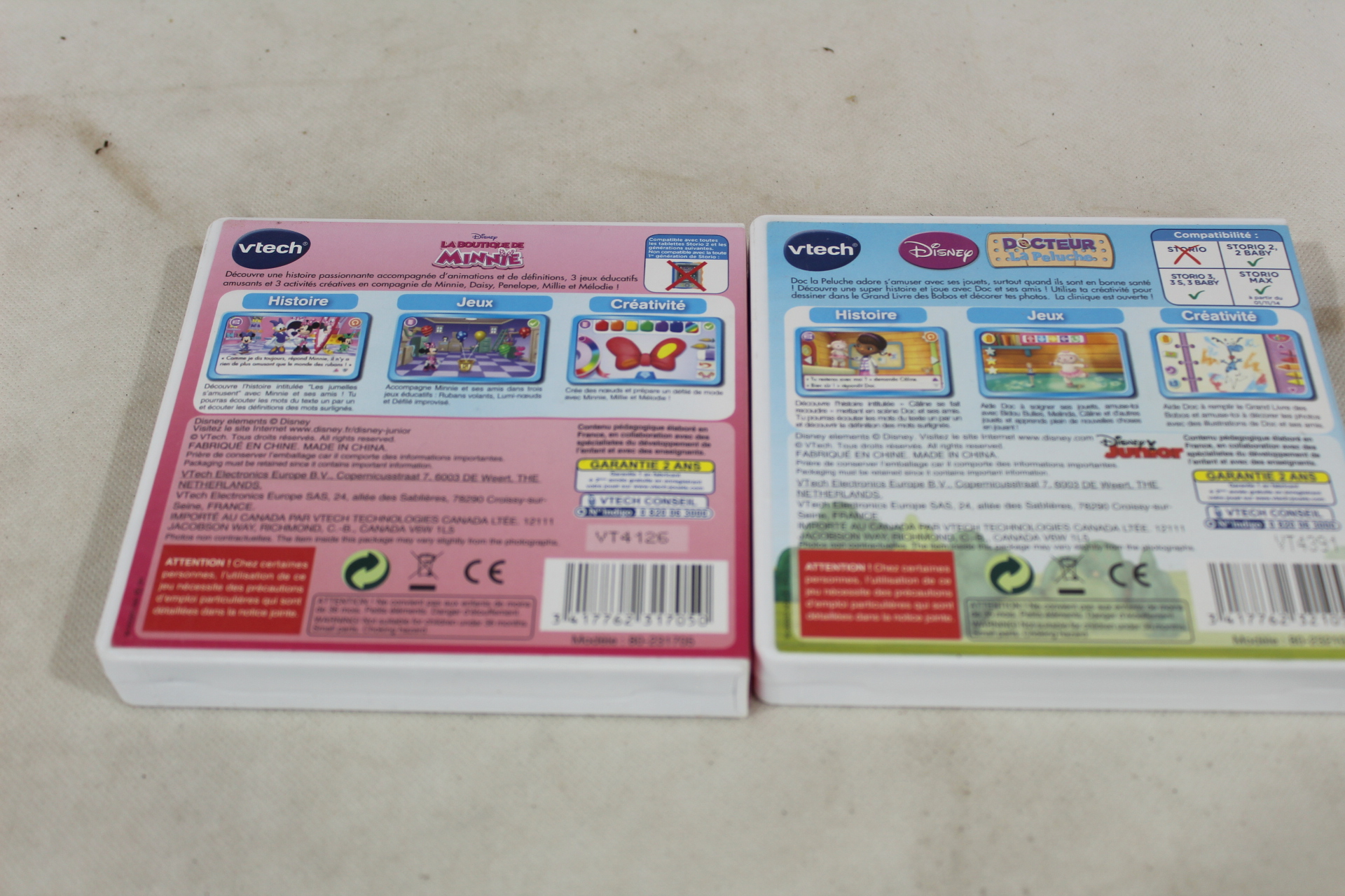 Lot de 2 jeux VTECH Bon état - Vue 2 - 