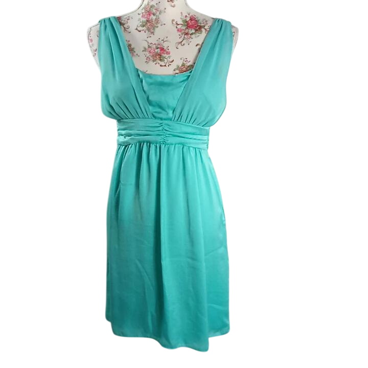 Robe courte dcollet turquoise - Naf naf - Taille : 36 - Label Emmaus - Modalova