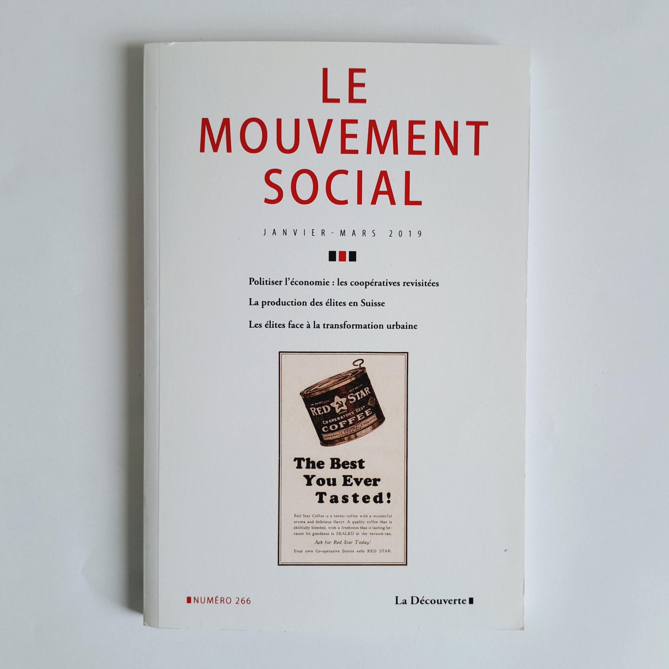 Le mouvement social, Janvier - Mars 2019, N° 266 - Photo 0