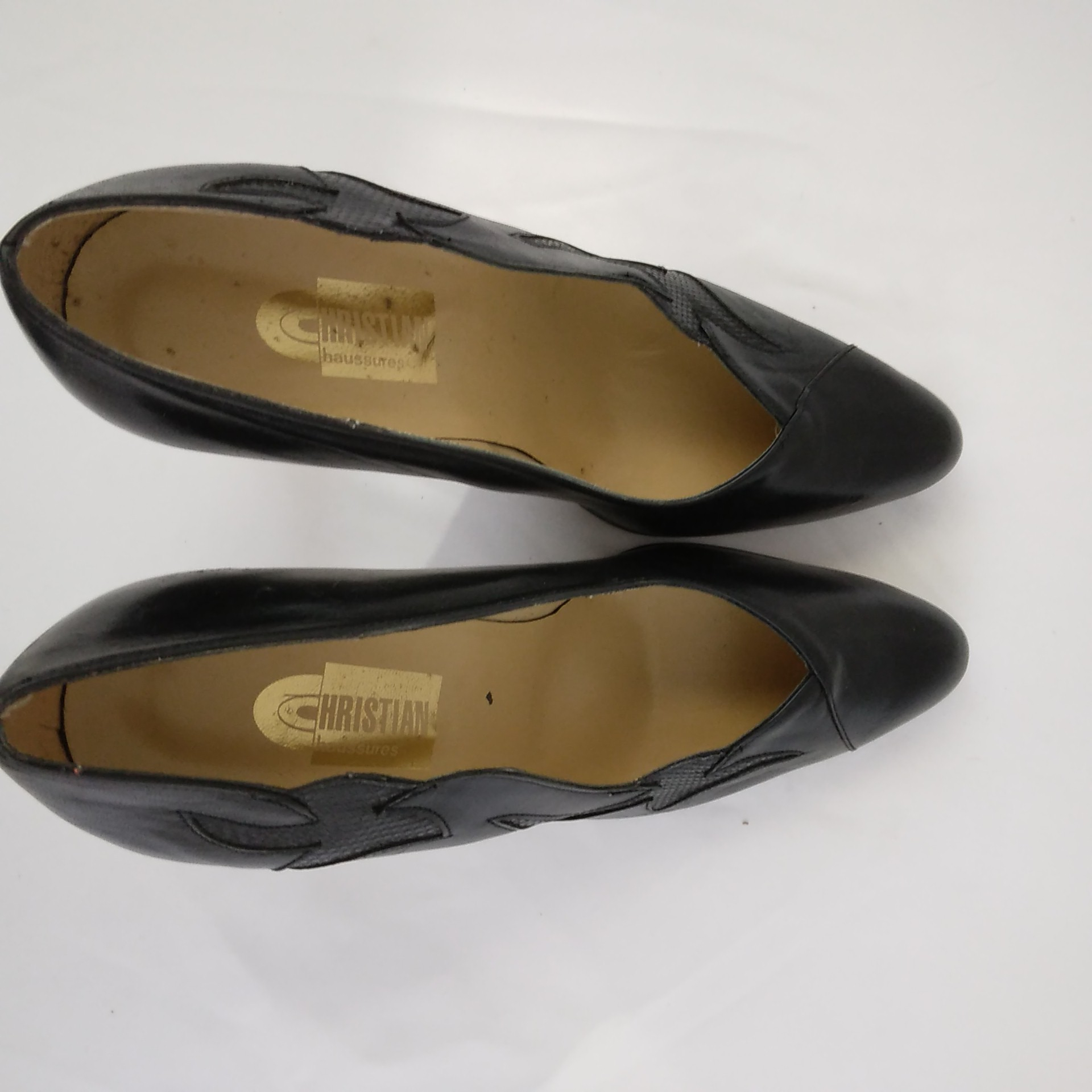 Escarpins vernis noir, Christian Chaussures - 40 Très bon état - Vue 3 - 