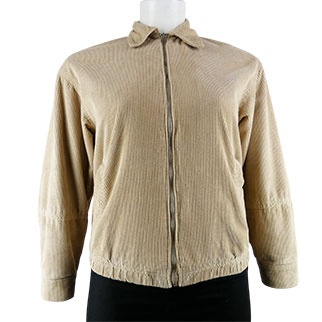 Veste beige en velours côtelé manches longues - Femme - H&M - XXS - Photo 0