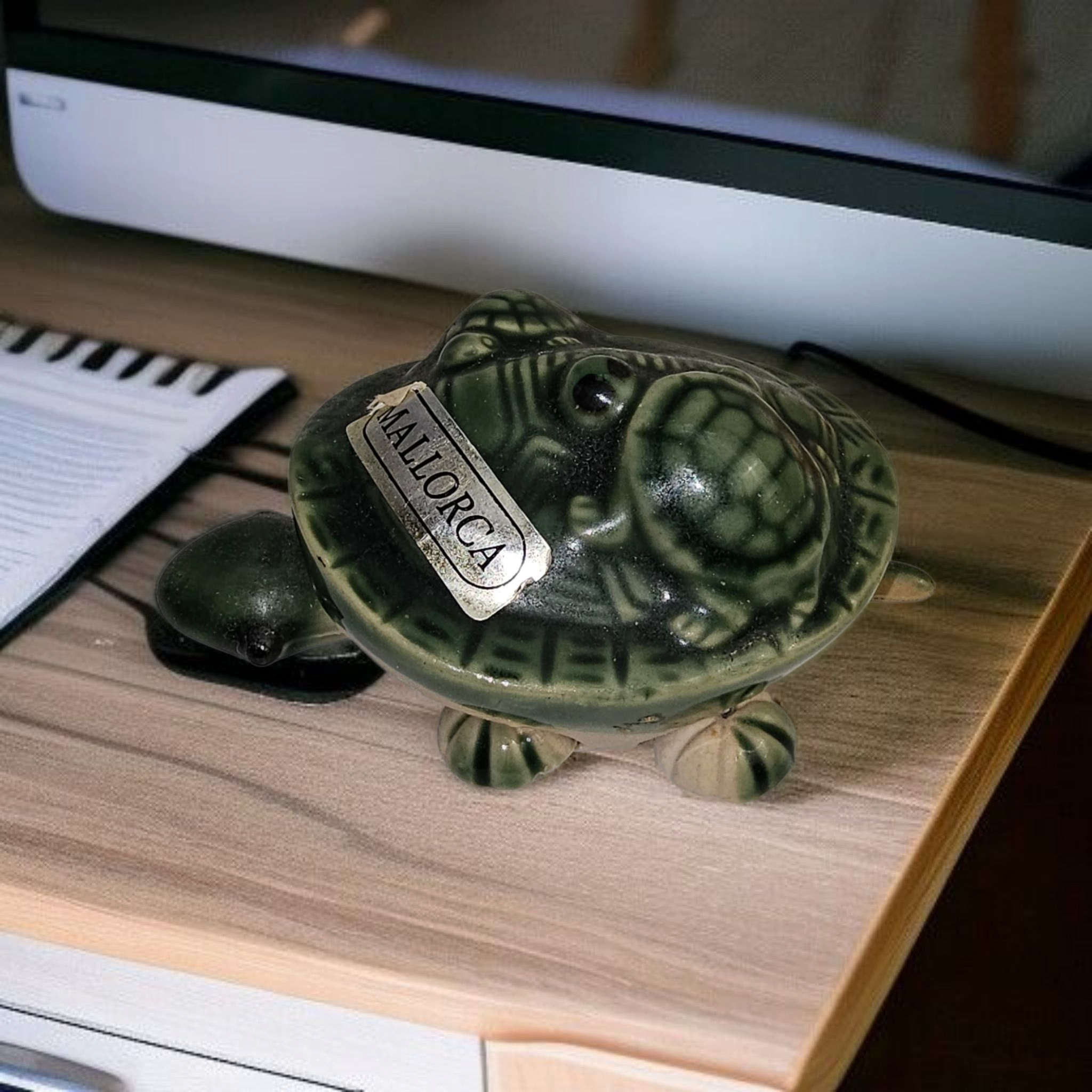 Tortue Art-Déco à mouvement articulé souvenir 