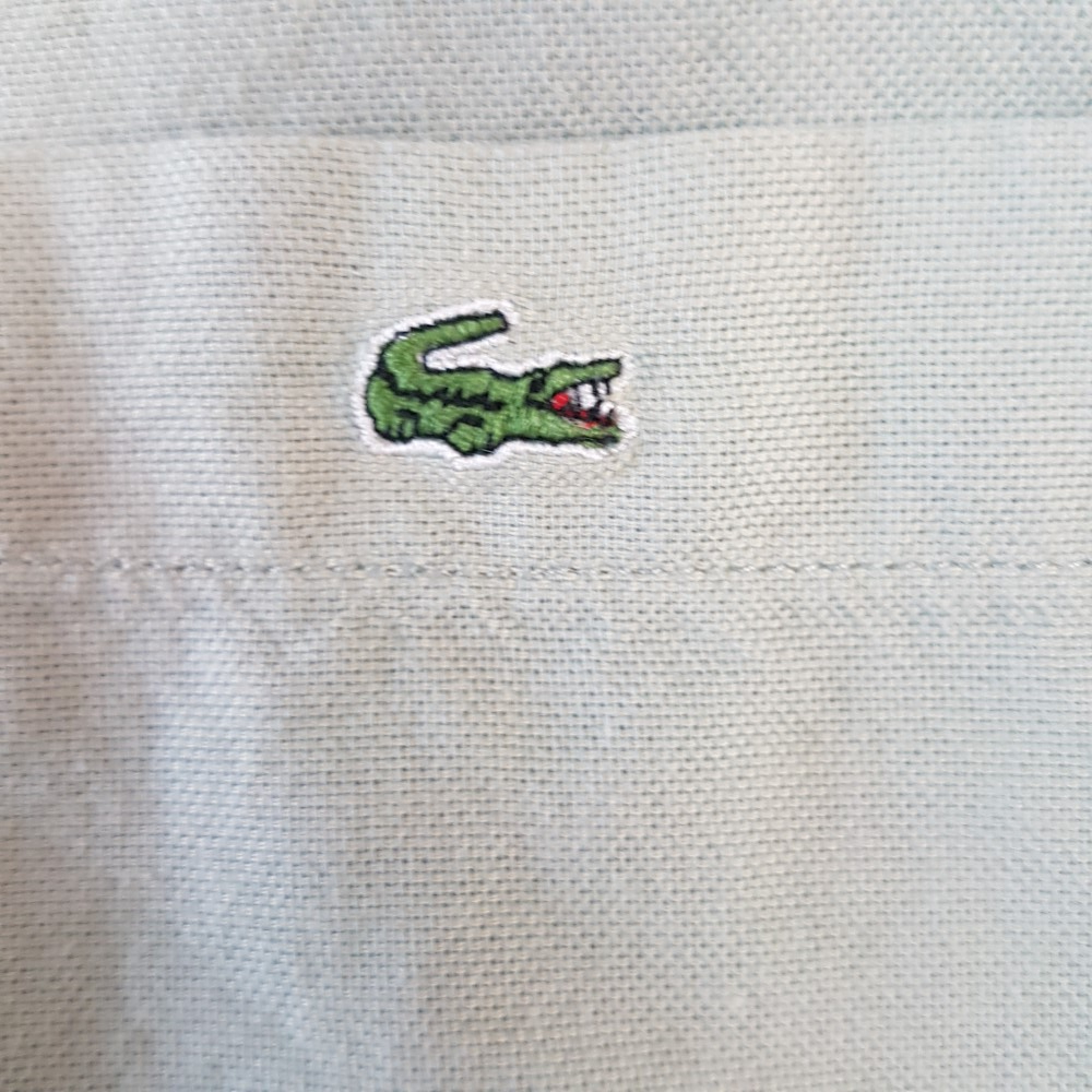 Chemise vert clair - LACOSTE - Taille 42 (taille Lacoste) Très bon état - Vue 7 - 