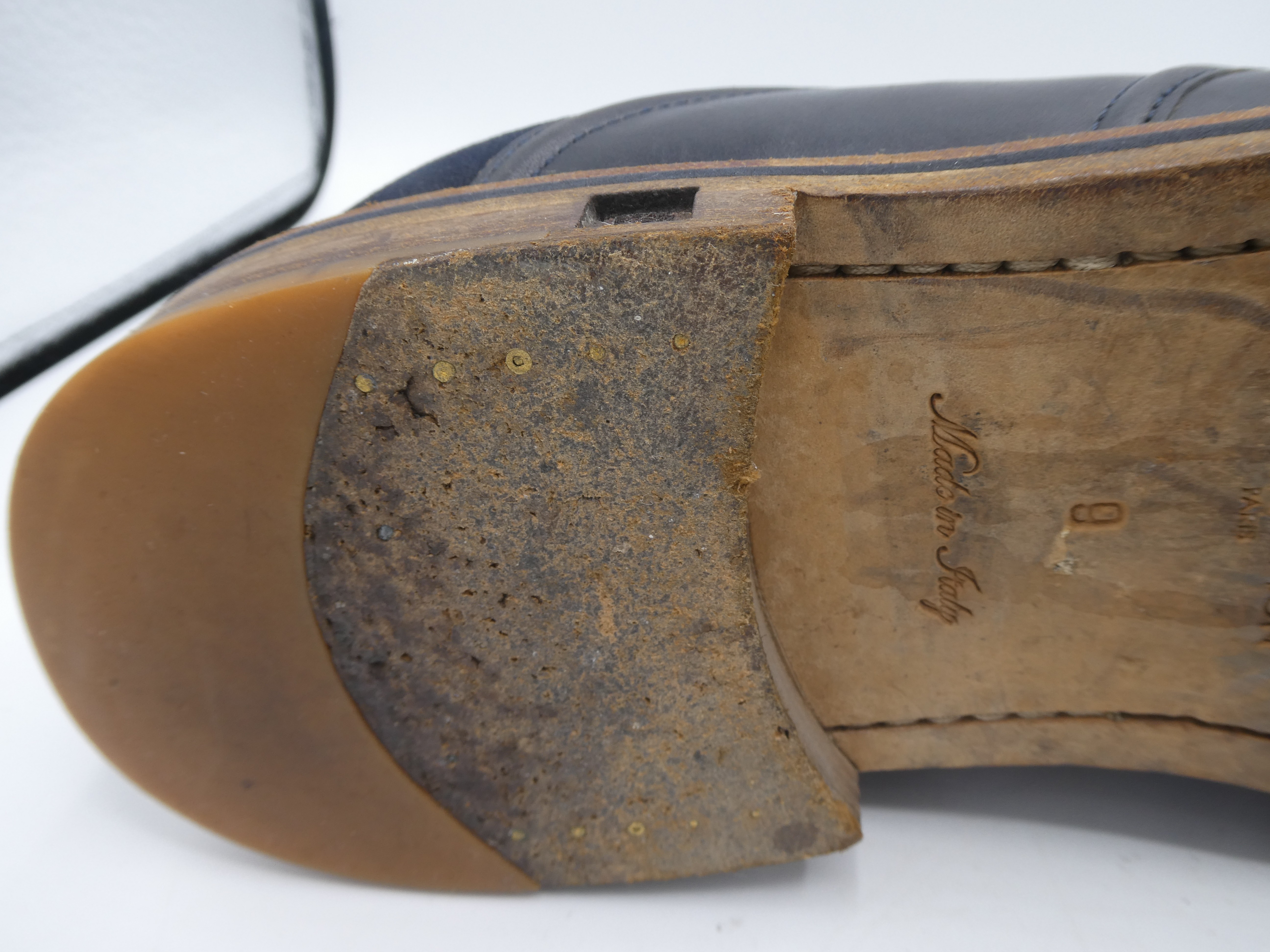 Louis Vuitton mocassins pour hommes en cuir - Pointure 9US/41FR - Photo 7
