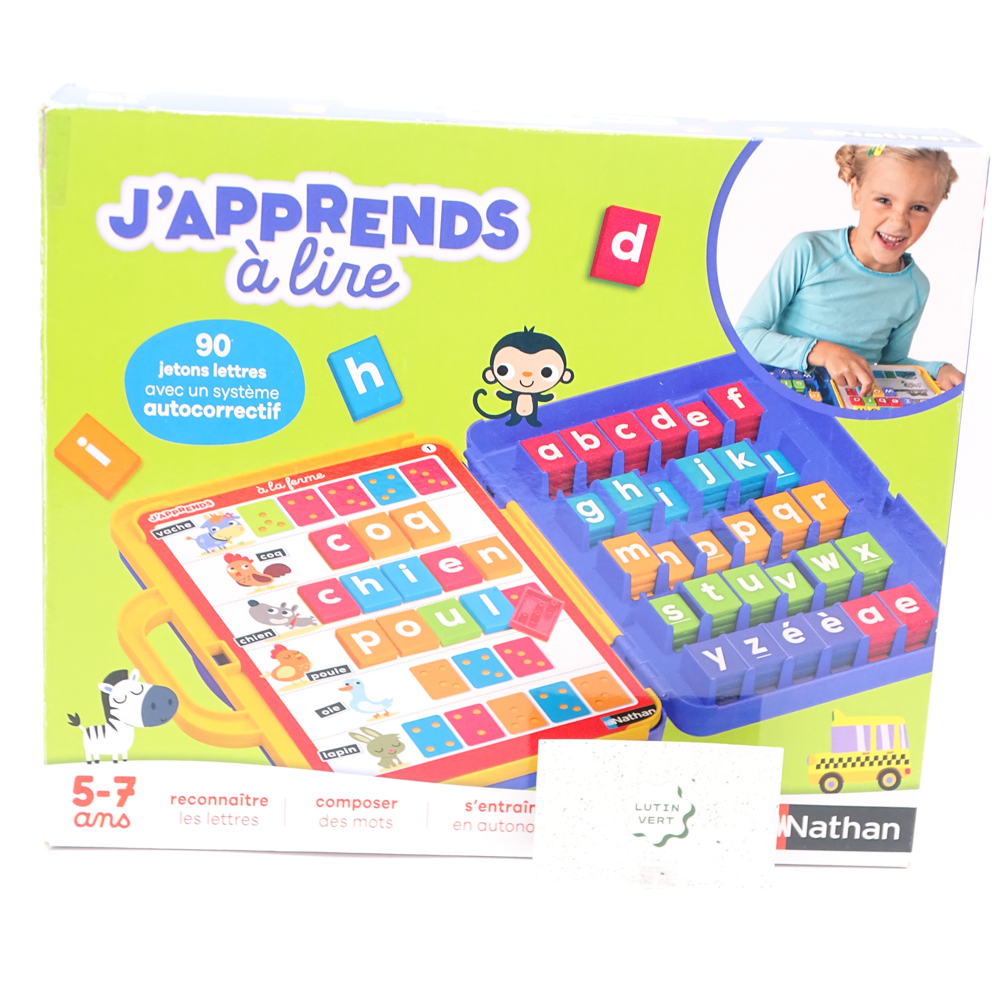 J’apprends a lire NATHAN - Dès 5 ans | Ref 14514 Très bon état -  reconditionné disponible sur Label Emmaüs