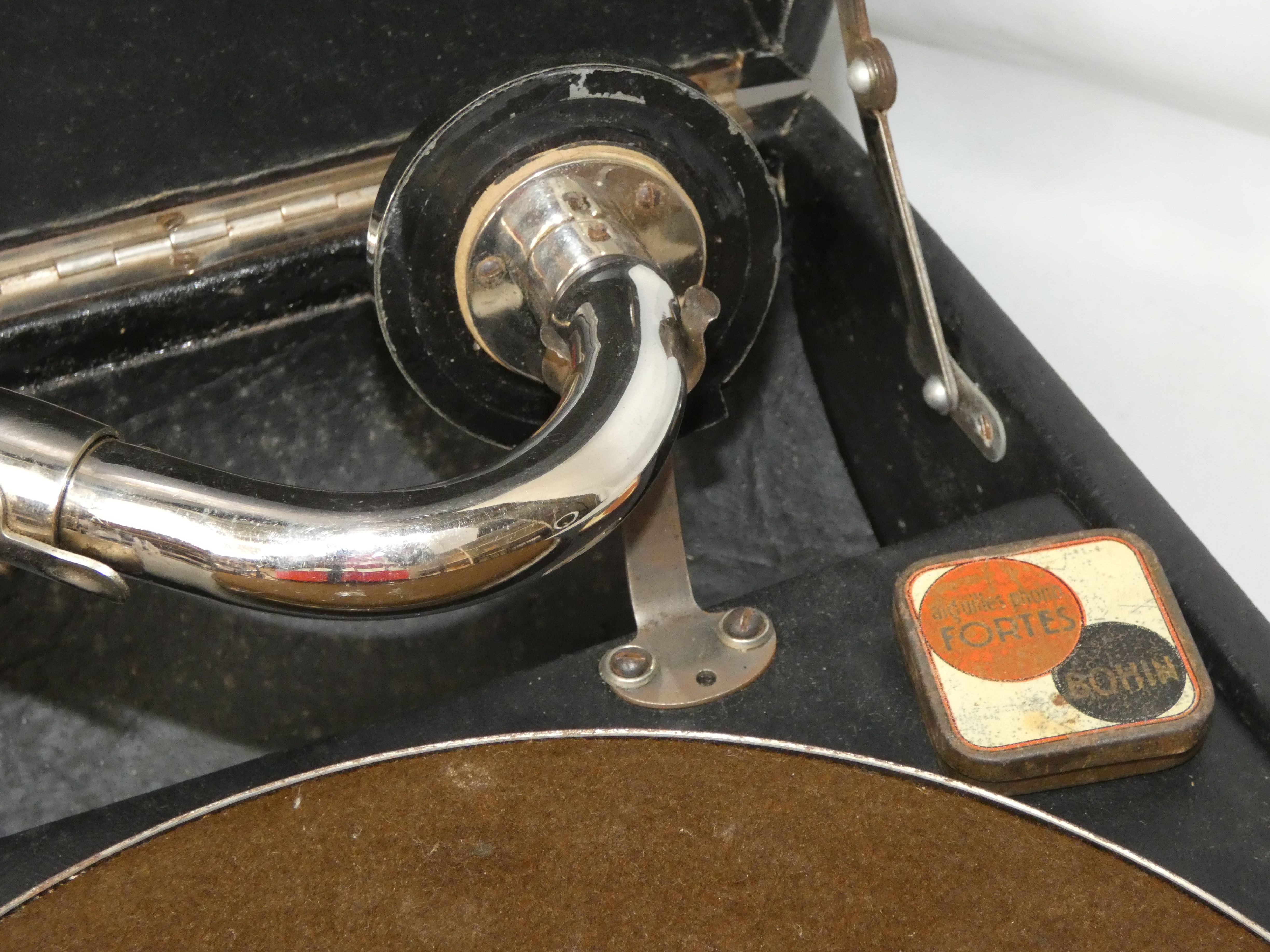 Gramophone "Golf" sous licence ODEON début du 20è siècle. - État correct - Photo 5