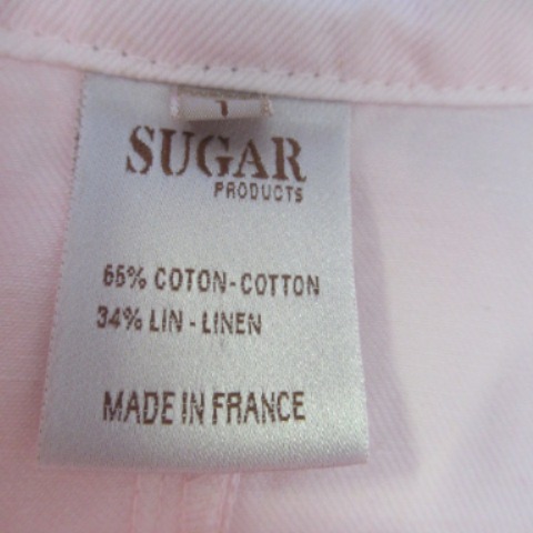 HF251 - Veste style jean en lin mélangé - Sugar - Taille 1 (S) - Photo 3