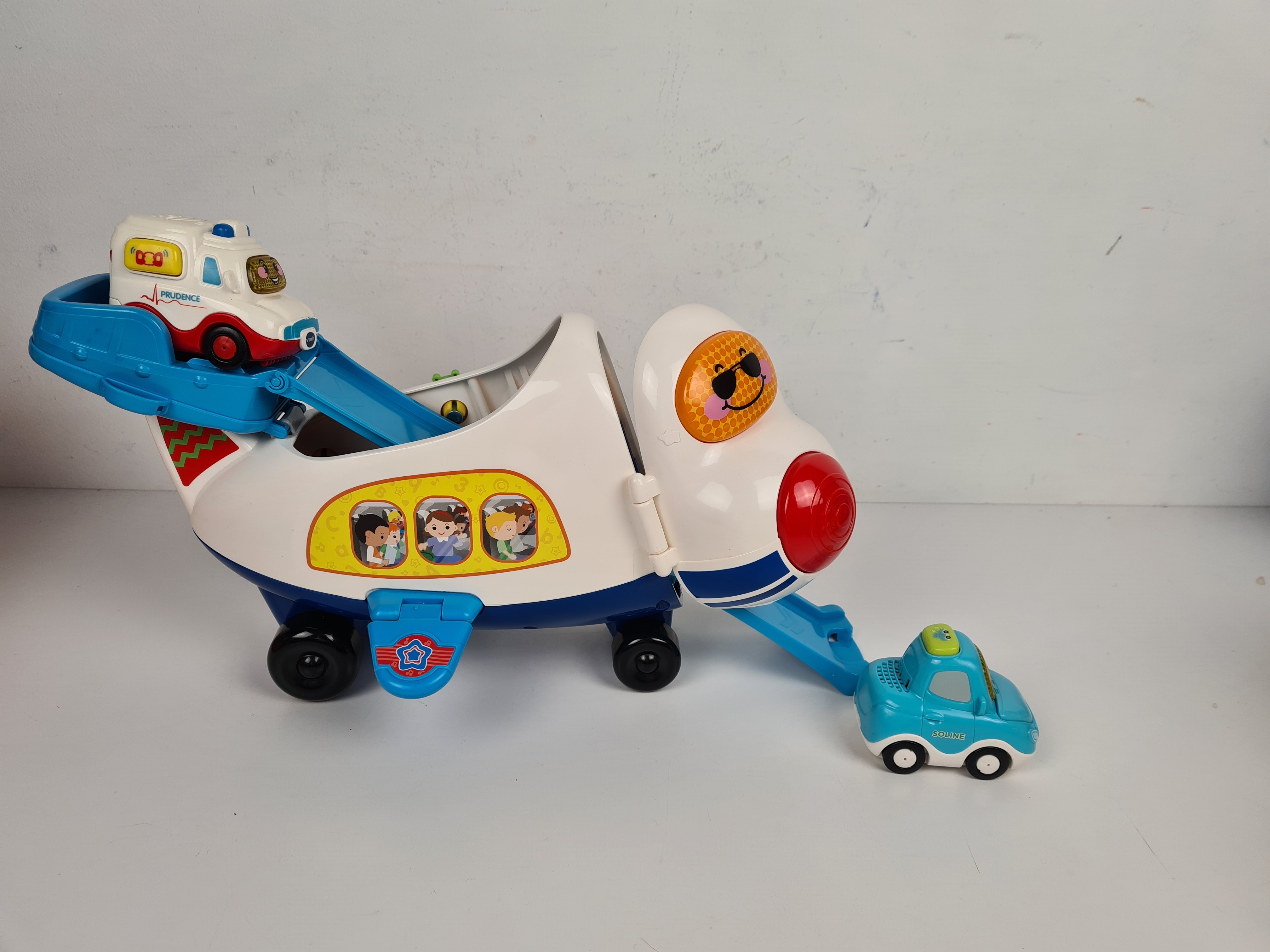 Avion cargo tut tut avec 2 petites voitures - Vtech - 34cm - Photo 3