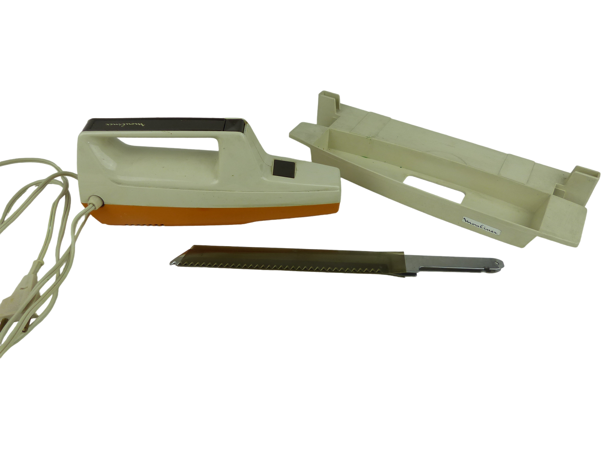 Couteau électrique Moulinex type 246, vintage années 70 - Bon état sur Label Emmaüs