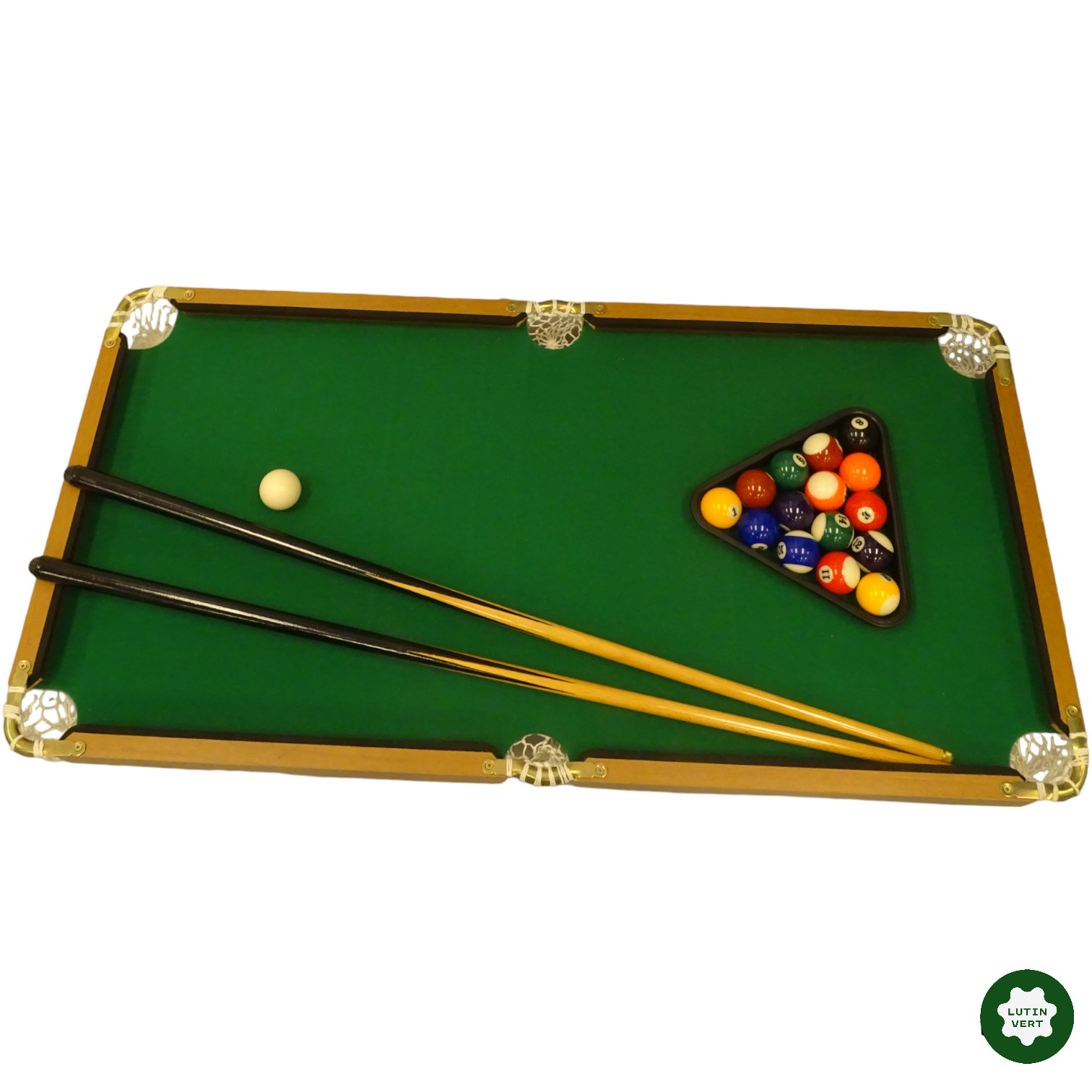 Mini Table de Billard d'occasion INTERMARCHÉ - Dès 8 ans | Ref 6773 - Bon état - Photo 3