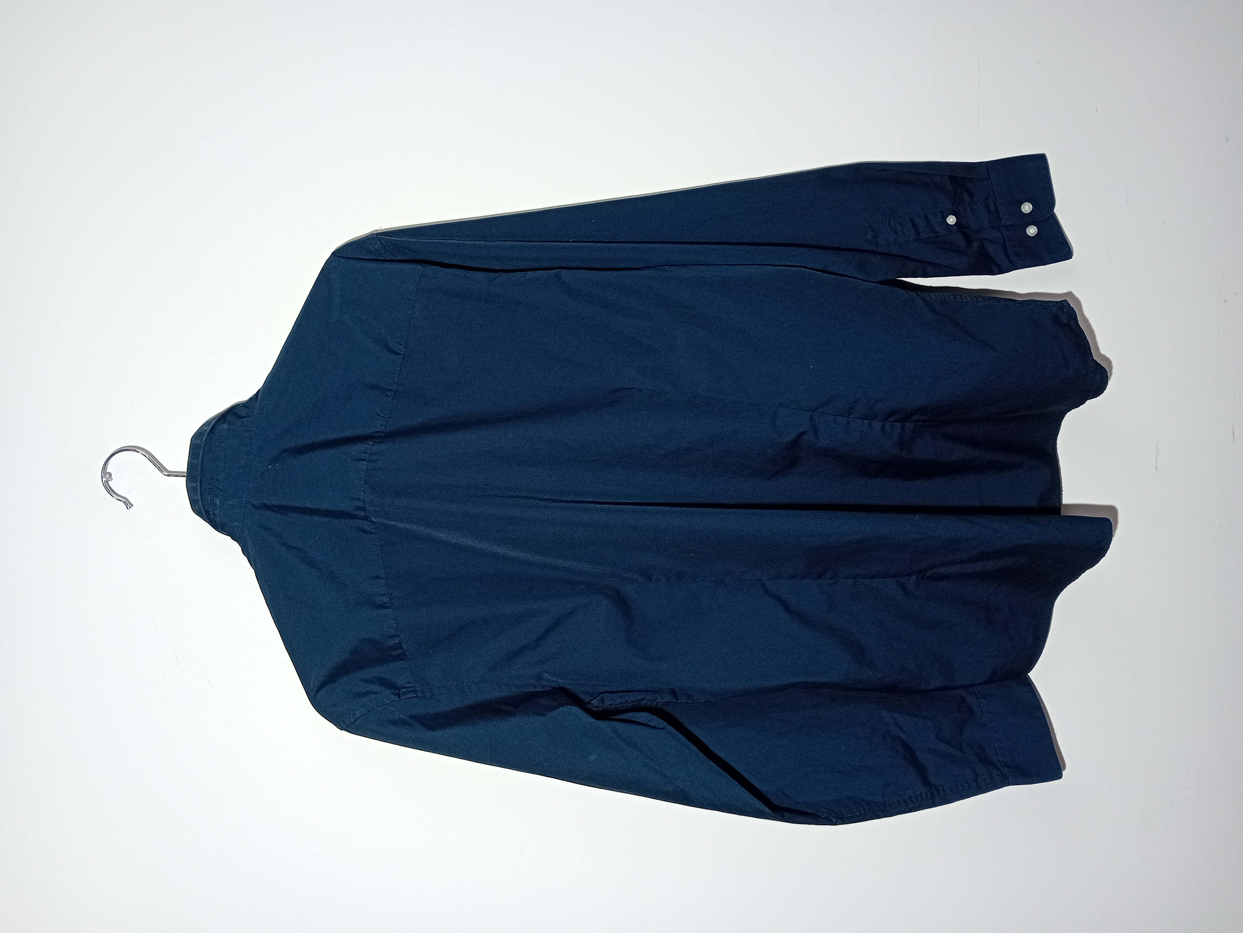 Voir photo 5 de Chemise Homme Jack & Jones Bleue Marine Boutonnée L (T4677) Chemise Homme Jack & Jones Bleue Marine Boutonnée L (T4677) Très bon état - Vue 5 -