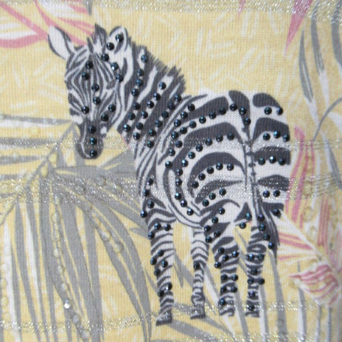 Voir photo 5 de HF302 - Top à motifs "zèbres" - Diane Laury - Taille 4 (XL) HF302 - Top à motifs "zèbres" - Diane Laury - Taille 4 (XL) Comme neuf - Vue 5 -