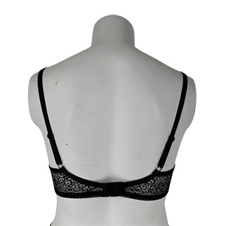 Soutien gorge bleu en dentelle ajourée avec armatures - Femme - In Extenso - Taille 100C - Photo 1