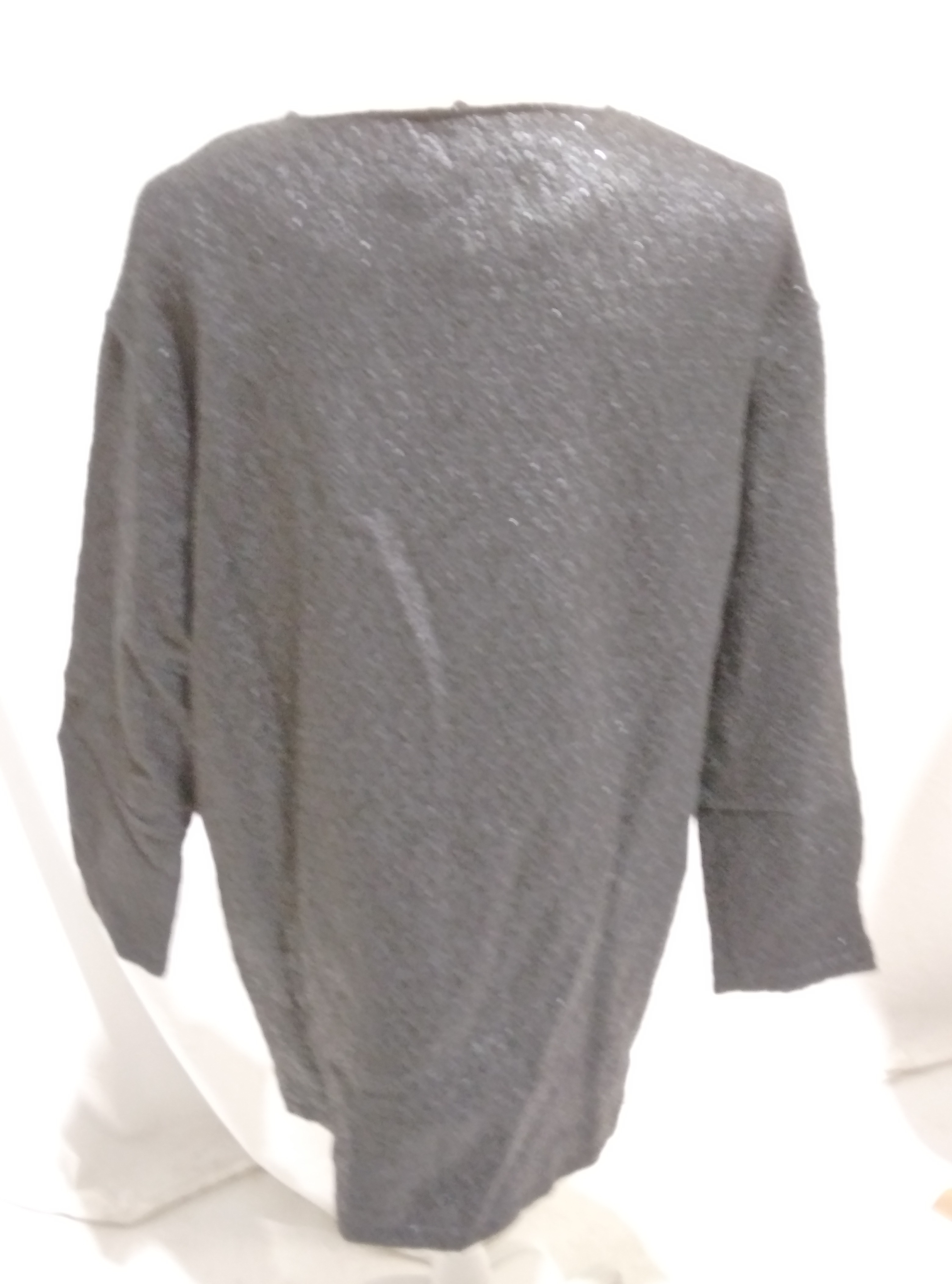 Manteau noir avec col en fausse fourrure noire, Molly Bracken - M  - Vue 8 - 
