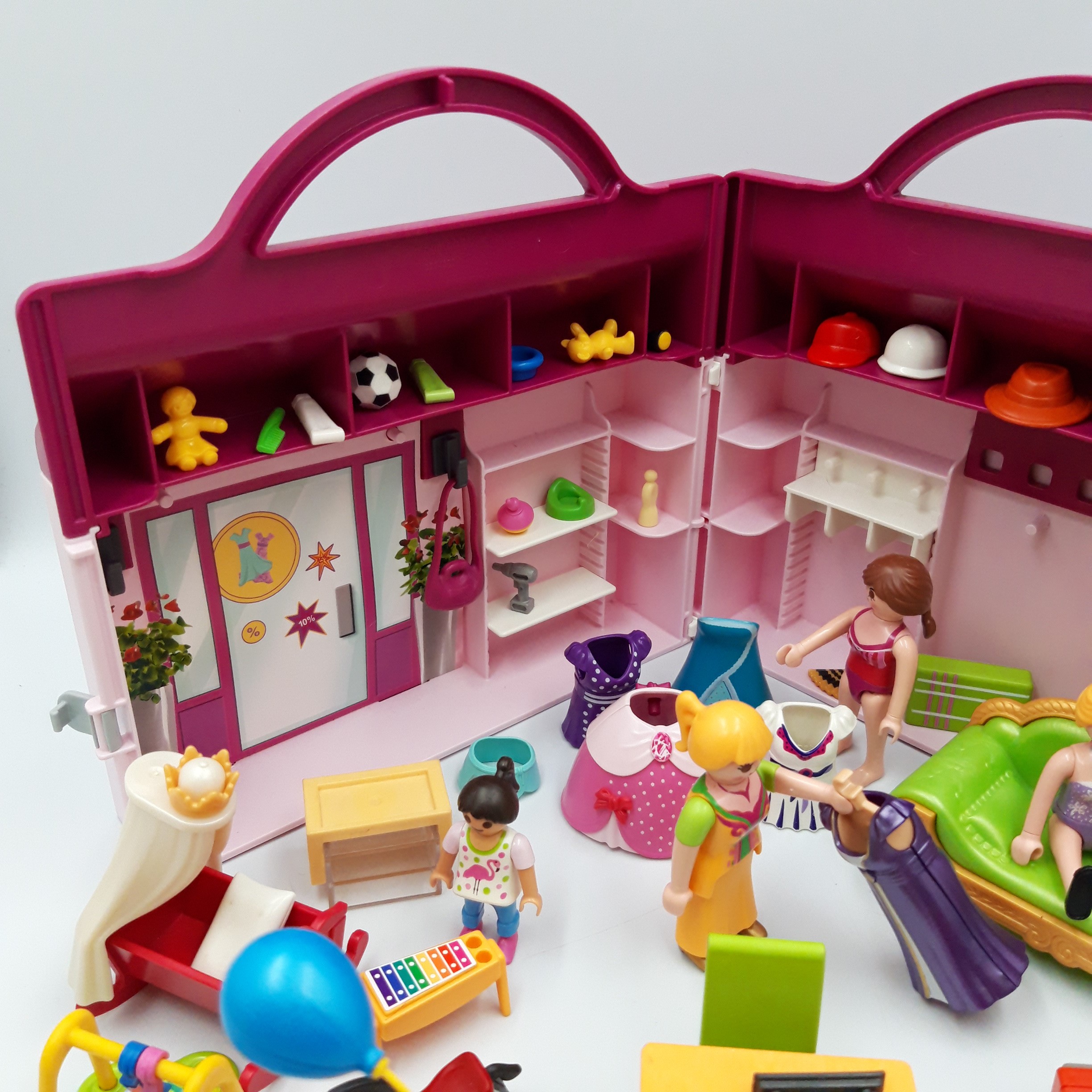 Playmobil 'Magasin transportable' référence 6862, 66 pièces Bon état - Vue 4 - 