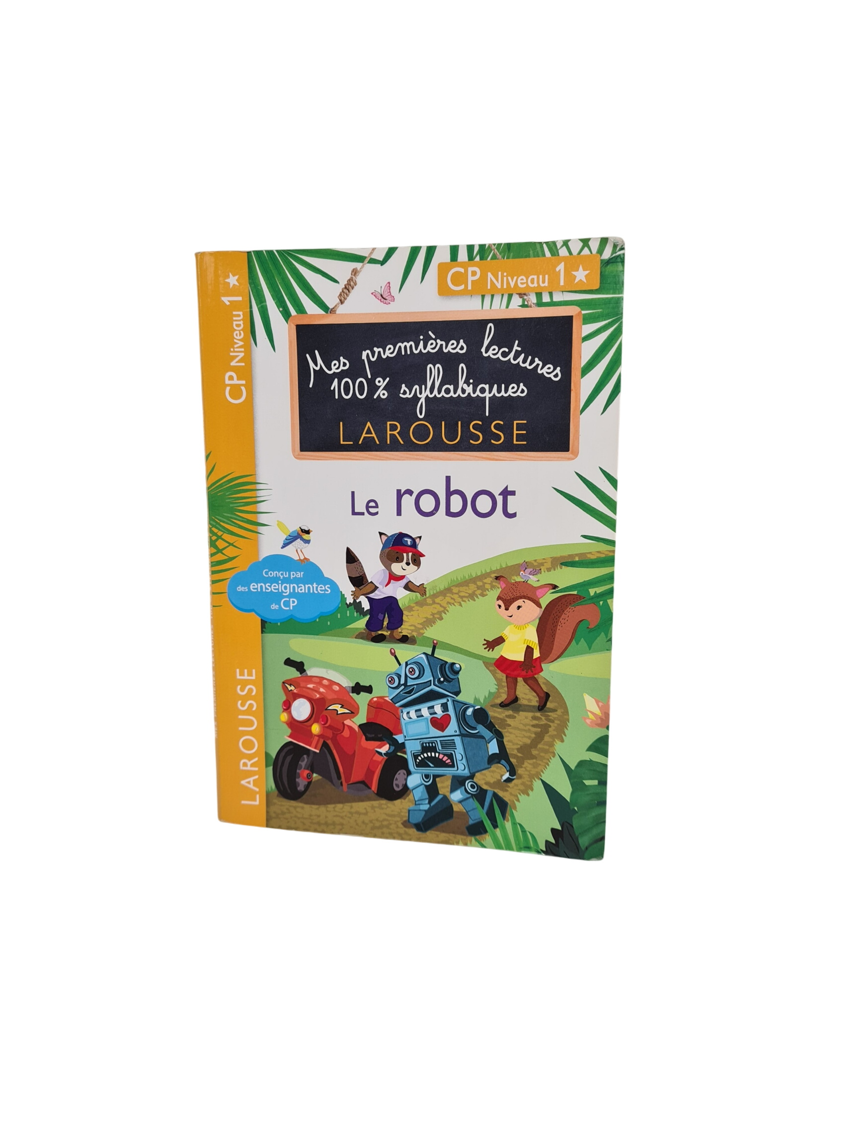 Livre d'enfant - Le robot - Mes premières lectures 100/syllabiques CP - Larousse - 6 ans + - Photo 0