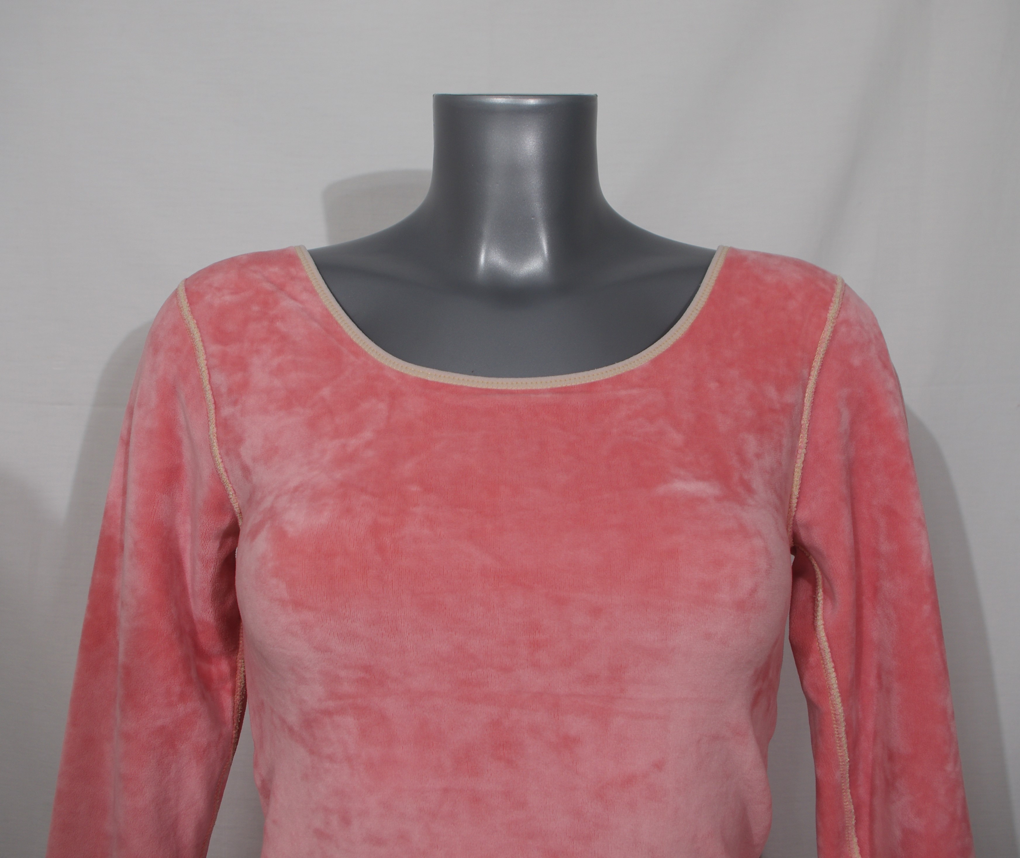 Pull réversible rose ou nude - S- effet velours - Photo 2