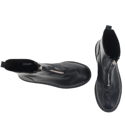 Bottines noires à talons compensés 5 cm - Femme - Divided - Pointure 36 - Photo 1