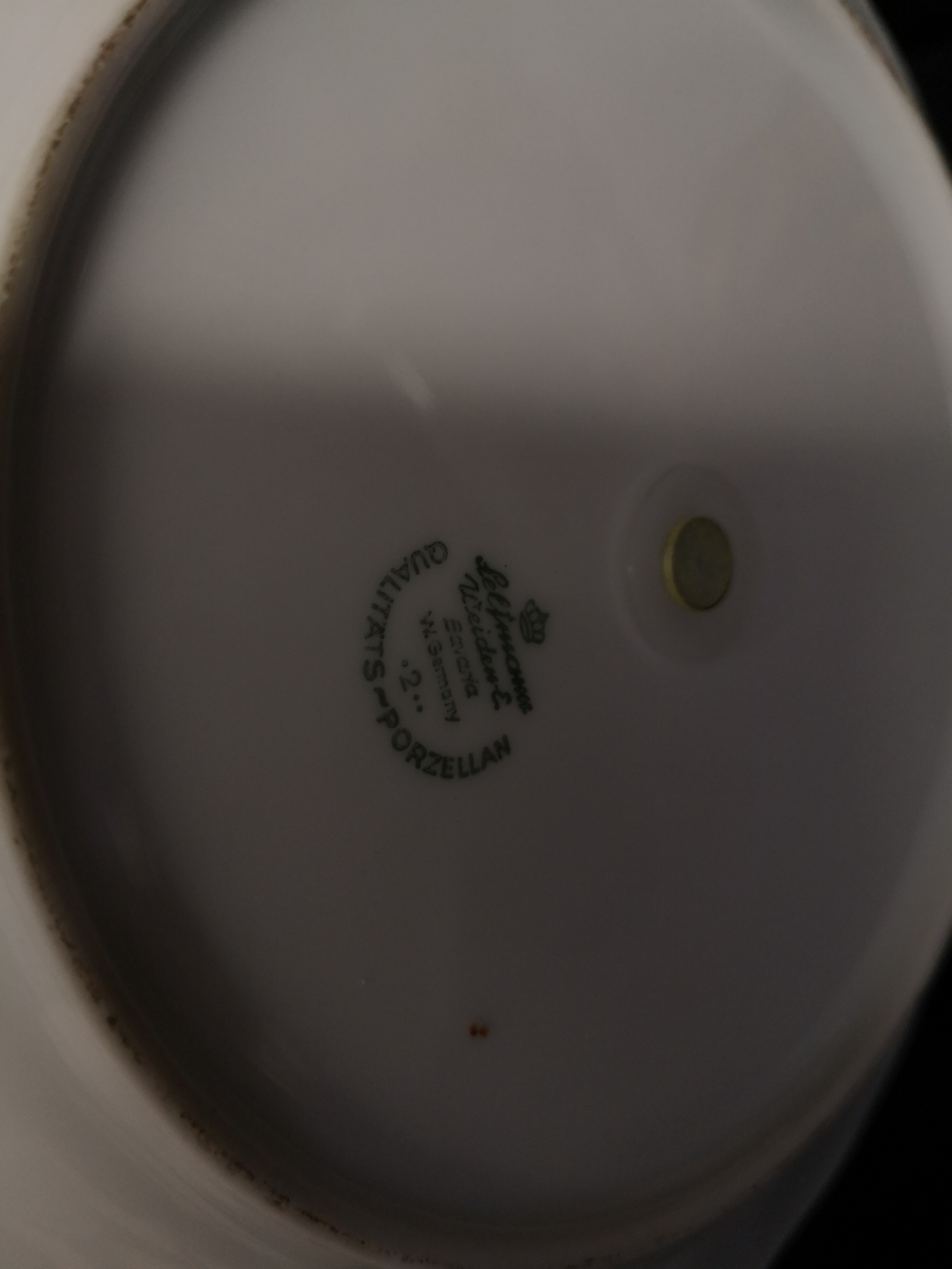 Présentoir à gateaux vintage en porcelaine - Photo 7