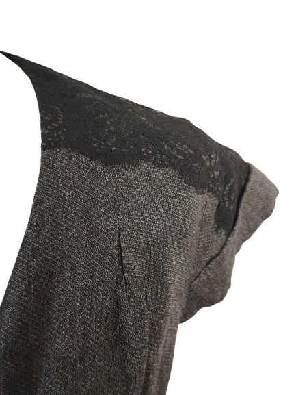 Caroll robe coupe tailleur sans manches encolure cache-coeur - Taille 38/M - Photo 4