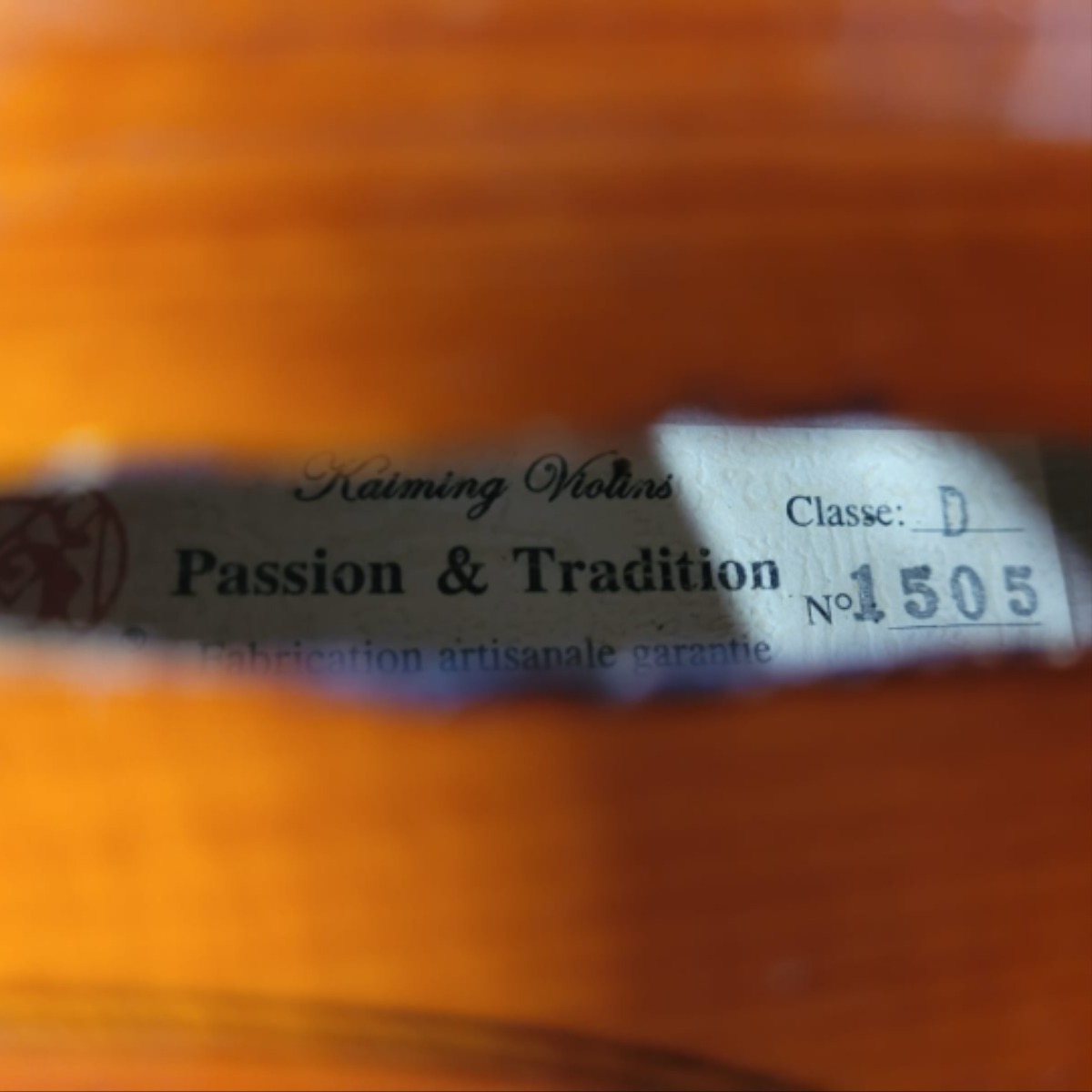 Violon - Kaiming Violins - Fabrication artisanale Bon état - Vue 6 - 
