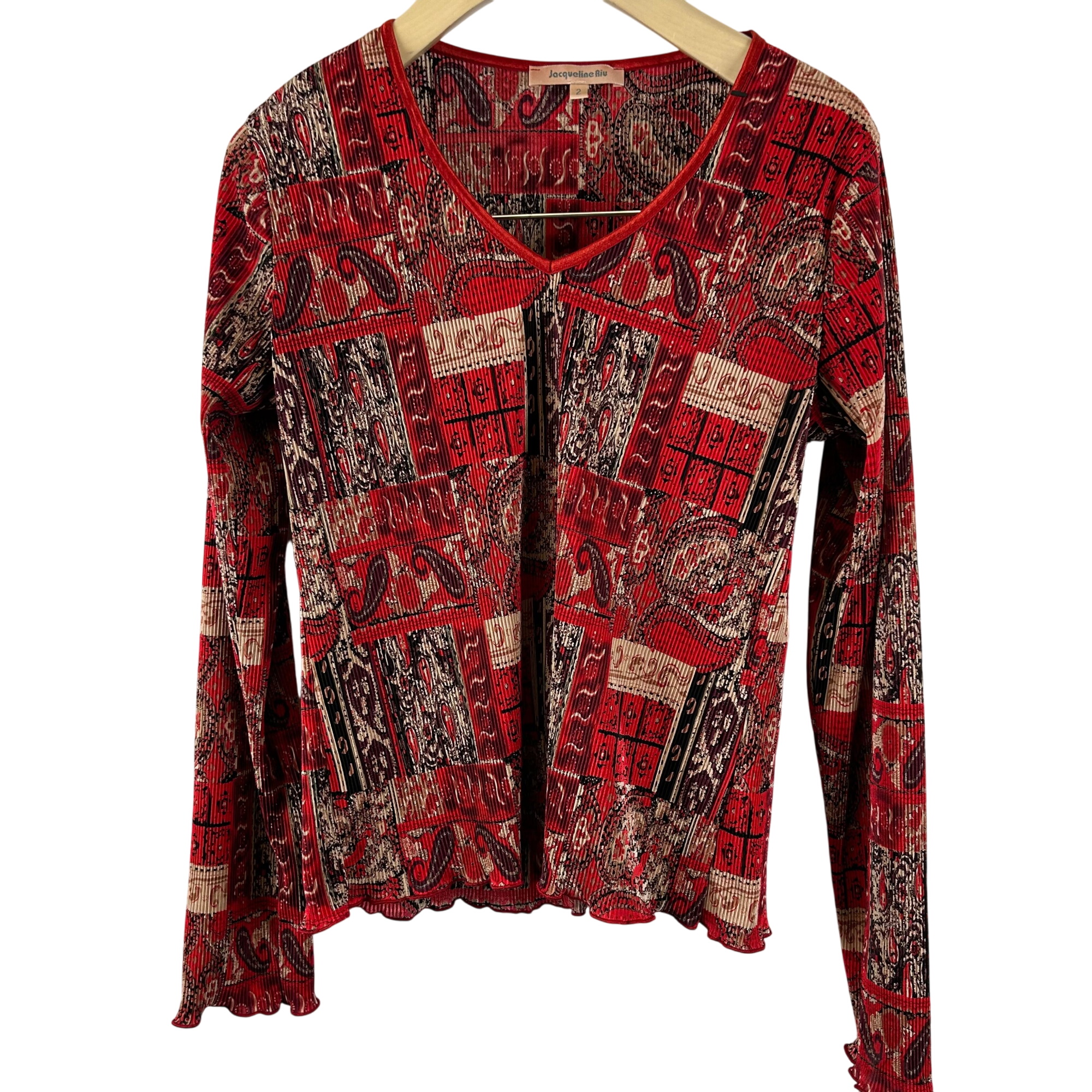 Haut  motif - Taille 2 / 42 - Jacqueline Riu - Modalova
