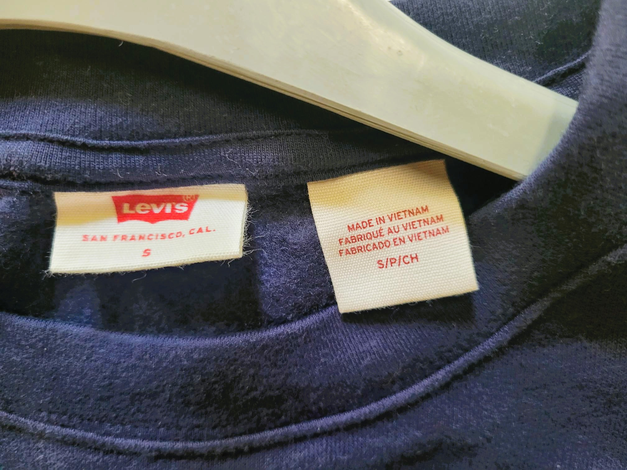 Sweat Levi's bleu marine - Taille S - Photo 5