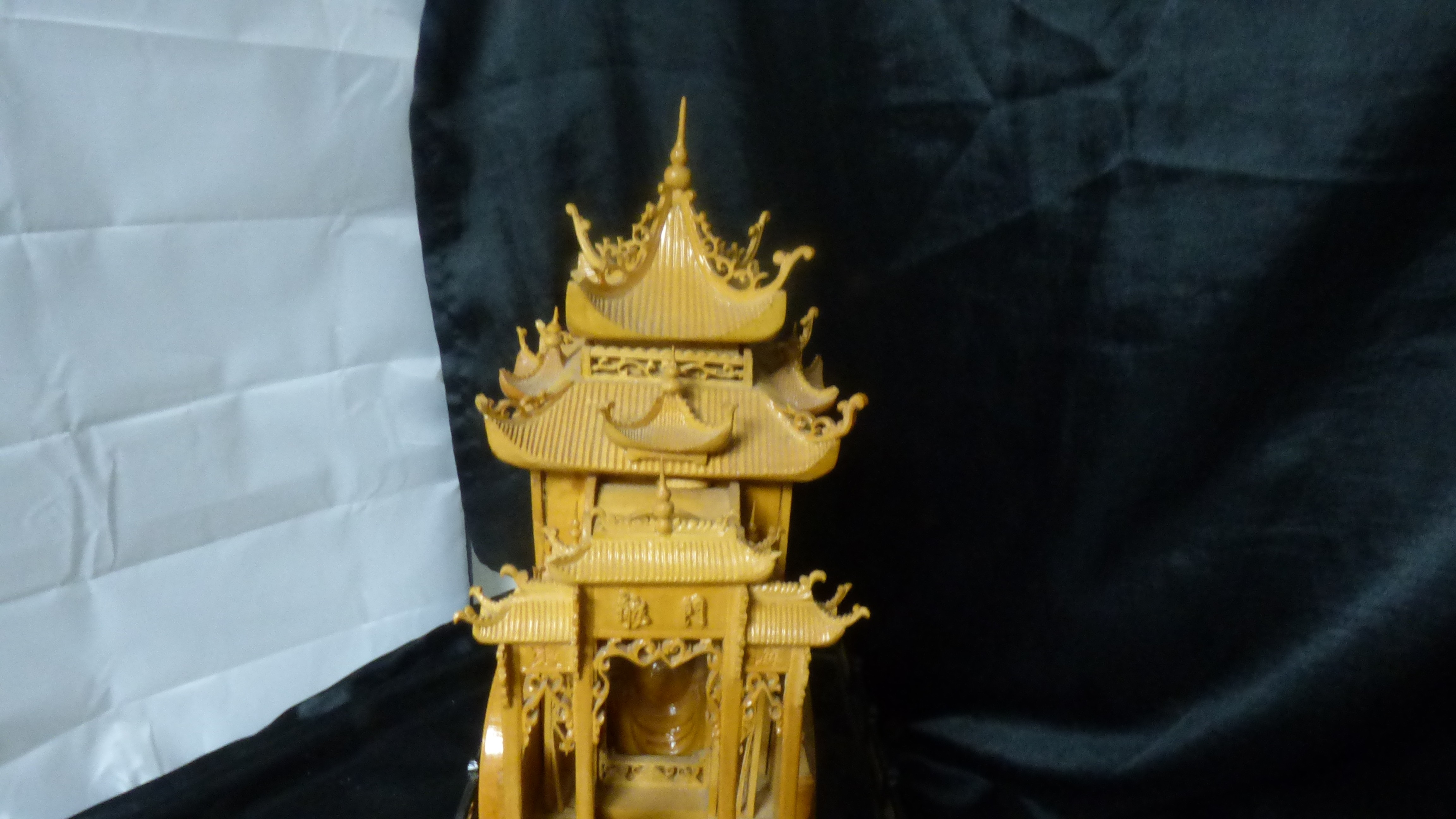 Diorama Chinois Rhinocéros tirant une calèche d'empereur - Photo 17