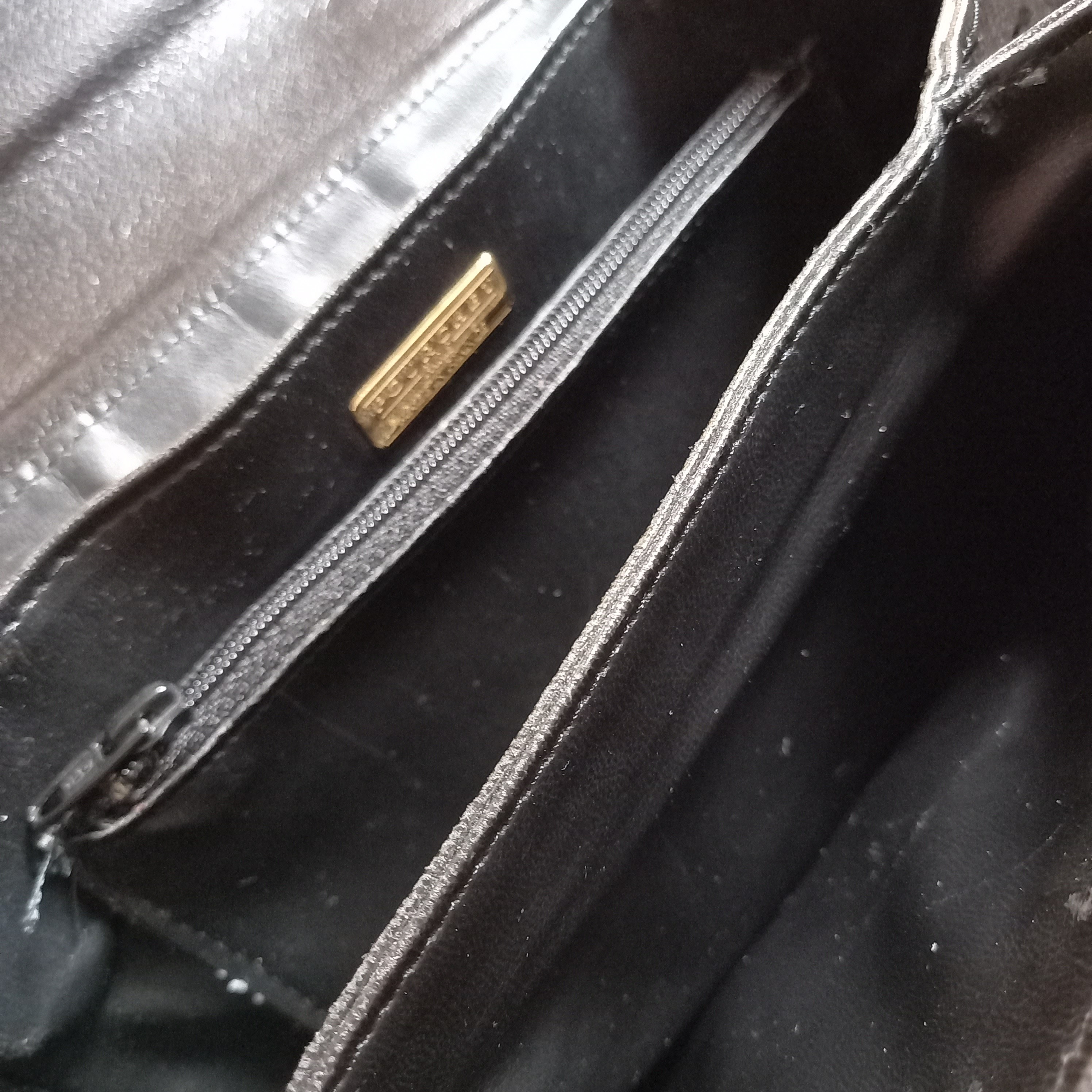 Sac bandoulière noir classique Pourchet - Photo 5