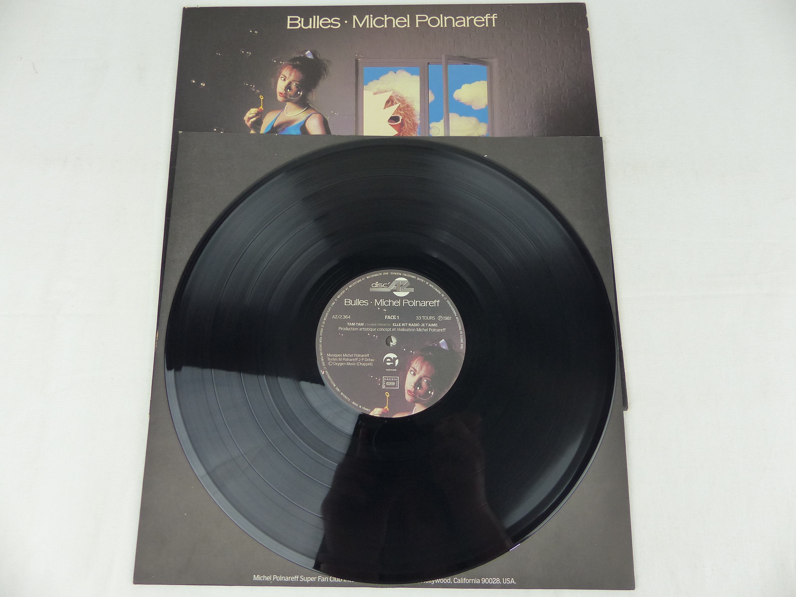 Vinyle 33 tours – Michel Polnareff – Bulles État correct - Vue 4 - 