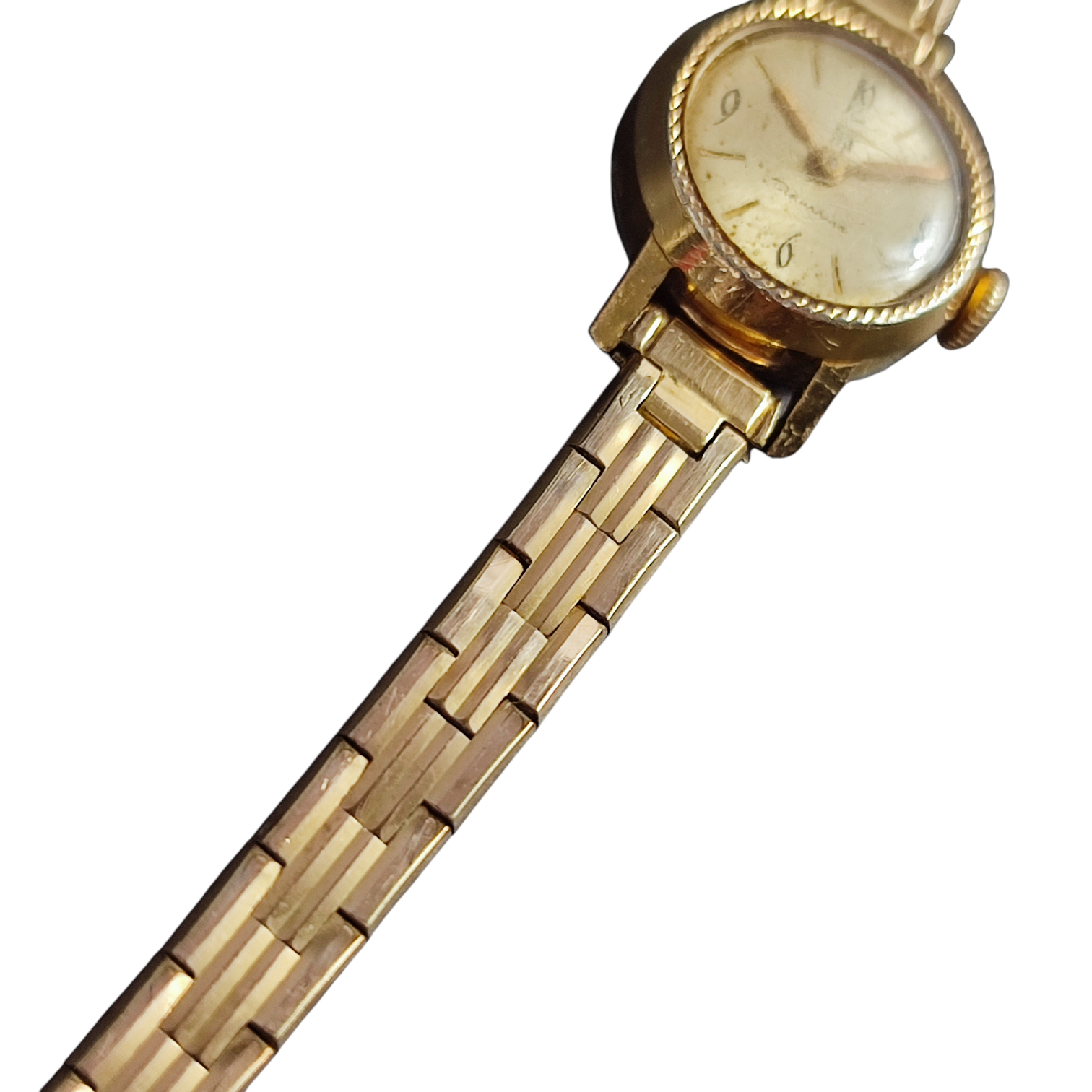 Voir photo 5 de Ancienne montre LIP plaquée or numérotée et mécanique pour femme Ancienne montre LIP plaquée or numérotée et mécanique pour femme État correct - Vue 5 -